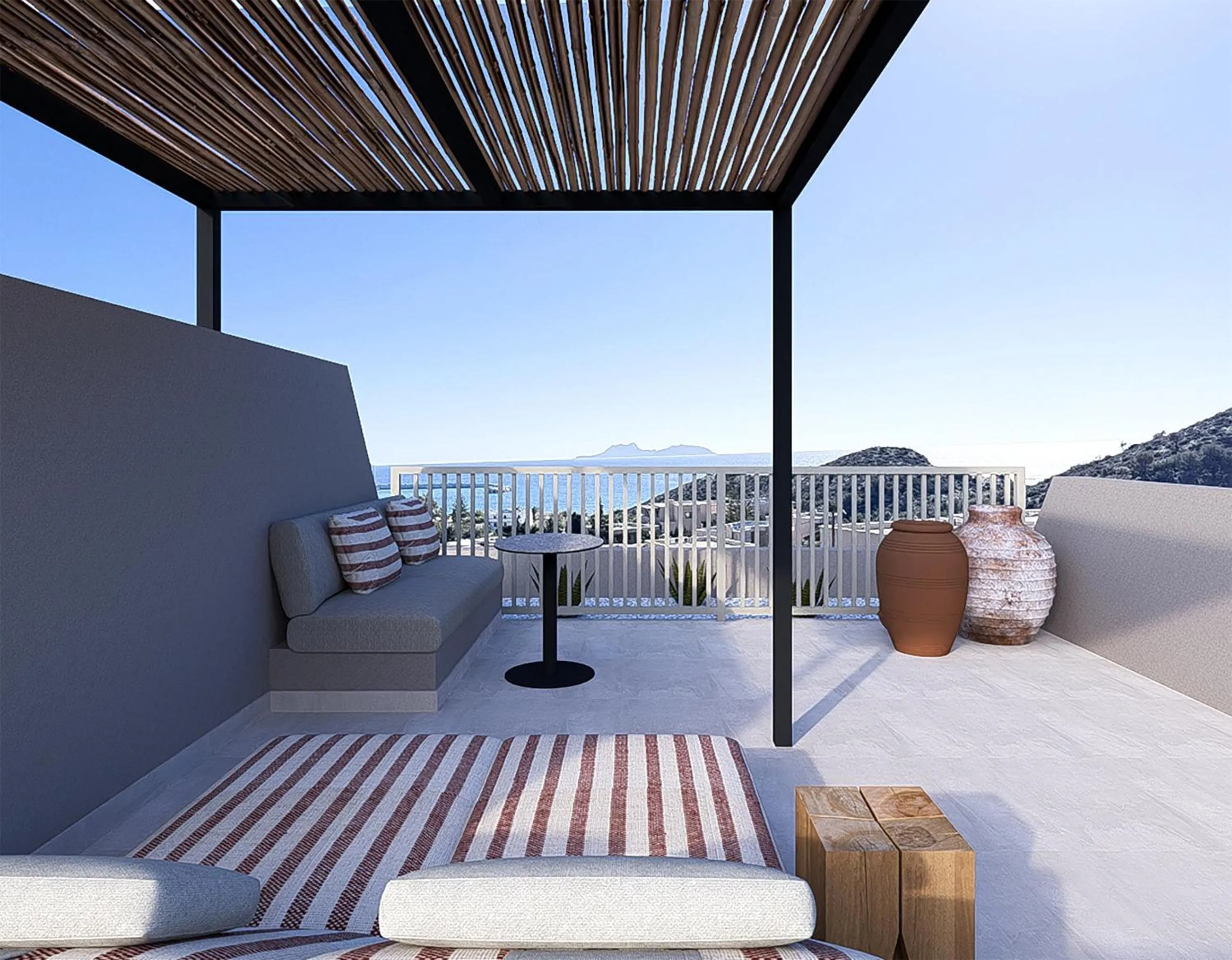 Balcony/Terrace in Paralos Irini Mare
