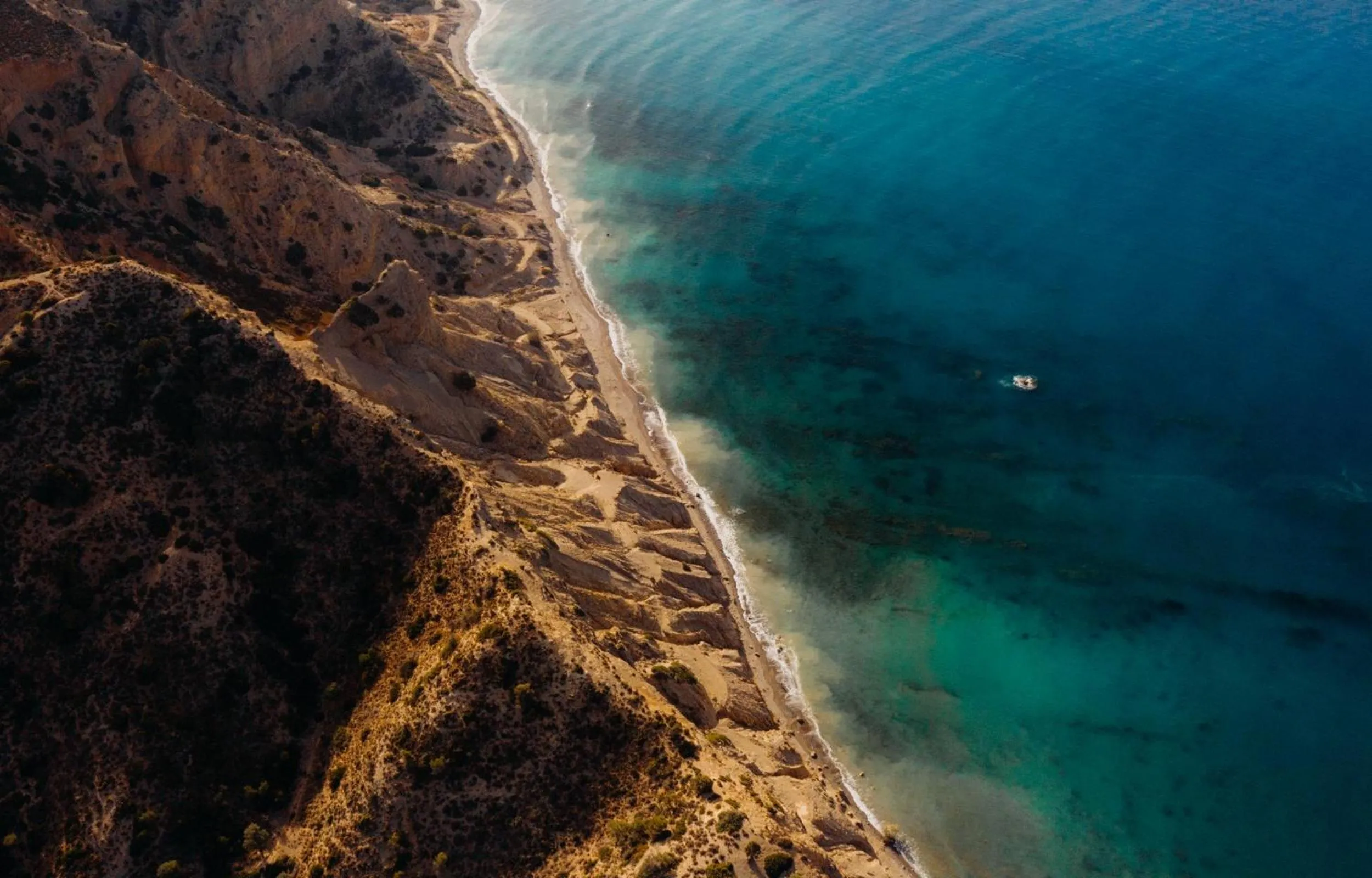 Natural landscape in Paralos Irini Mare