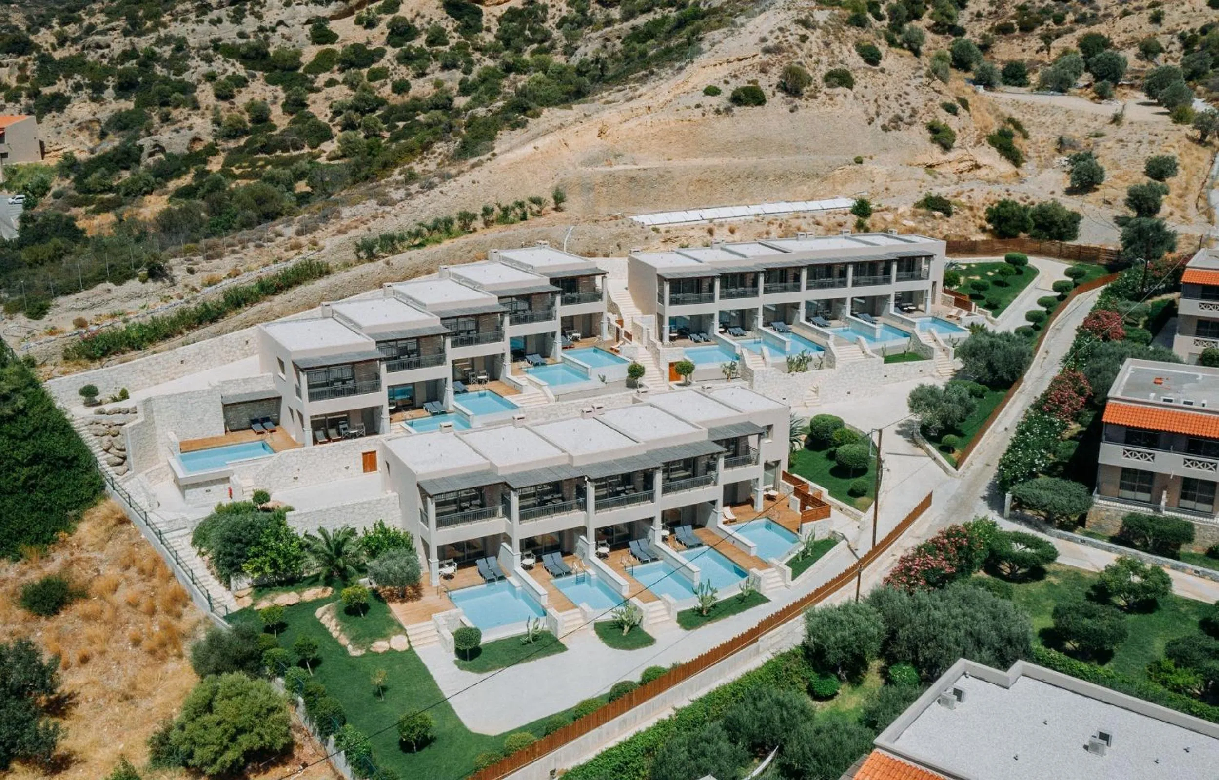 Bird's eye view in Paralos Irini Mare