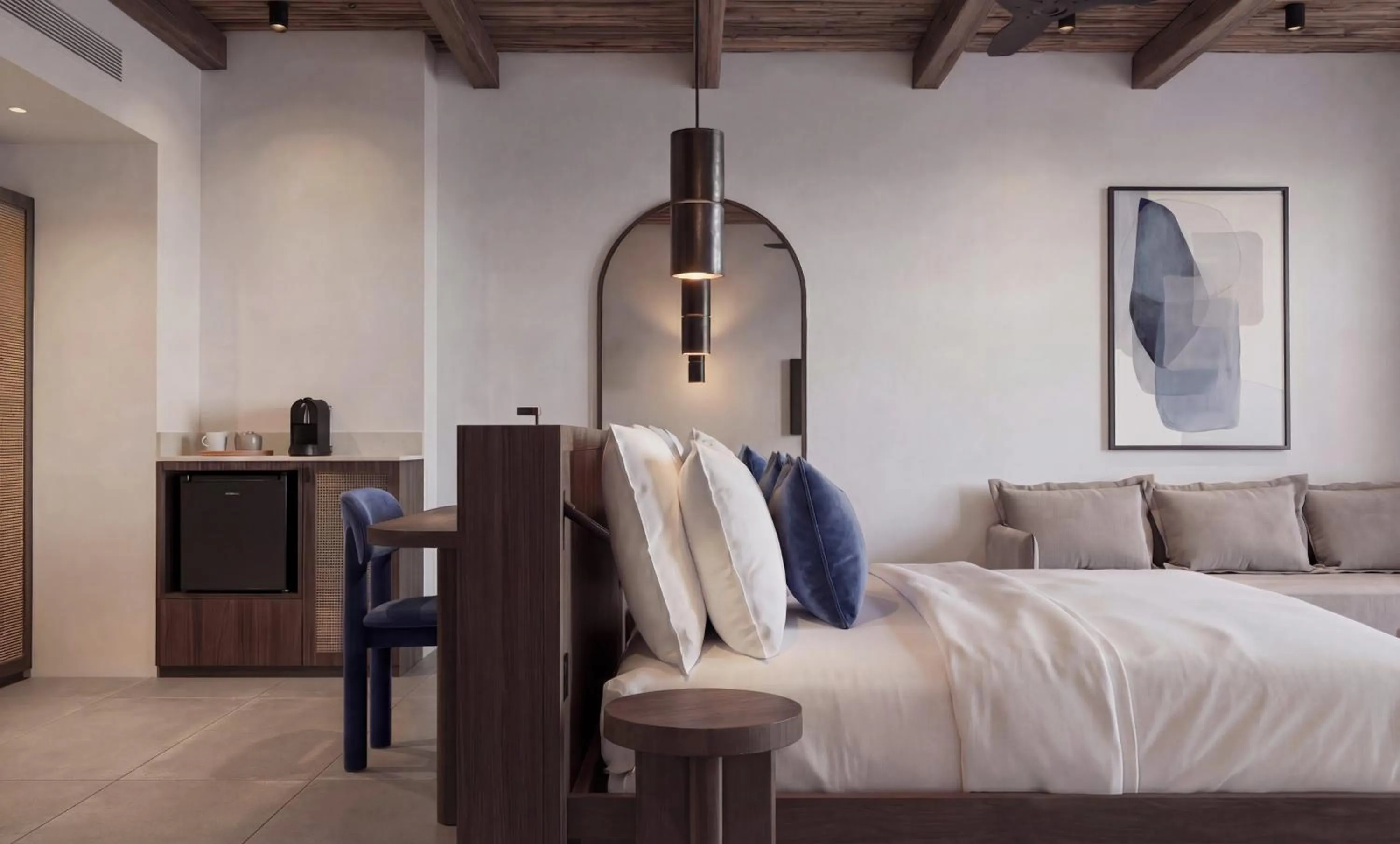 Bed in Paralos Irini Mare