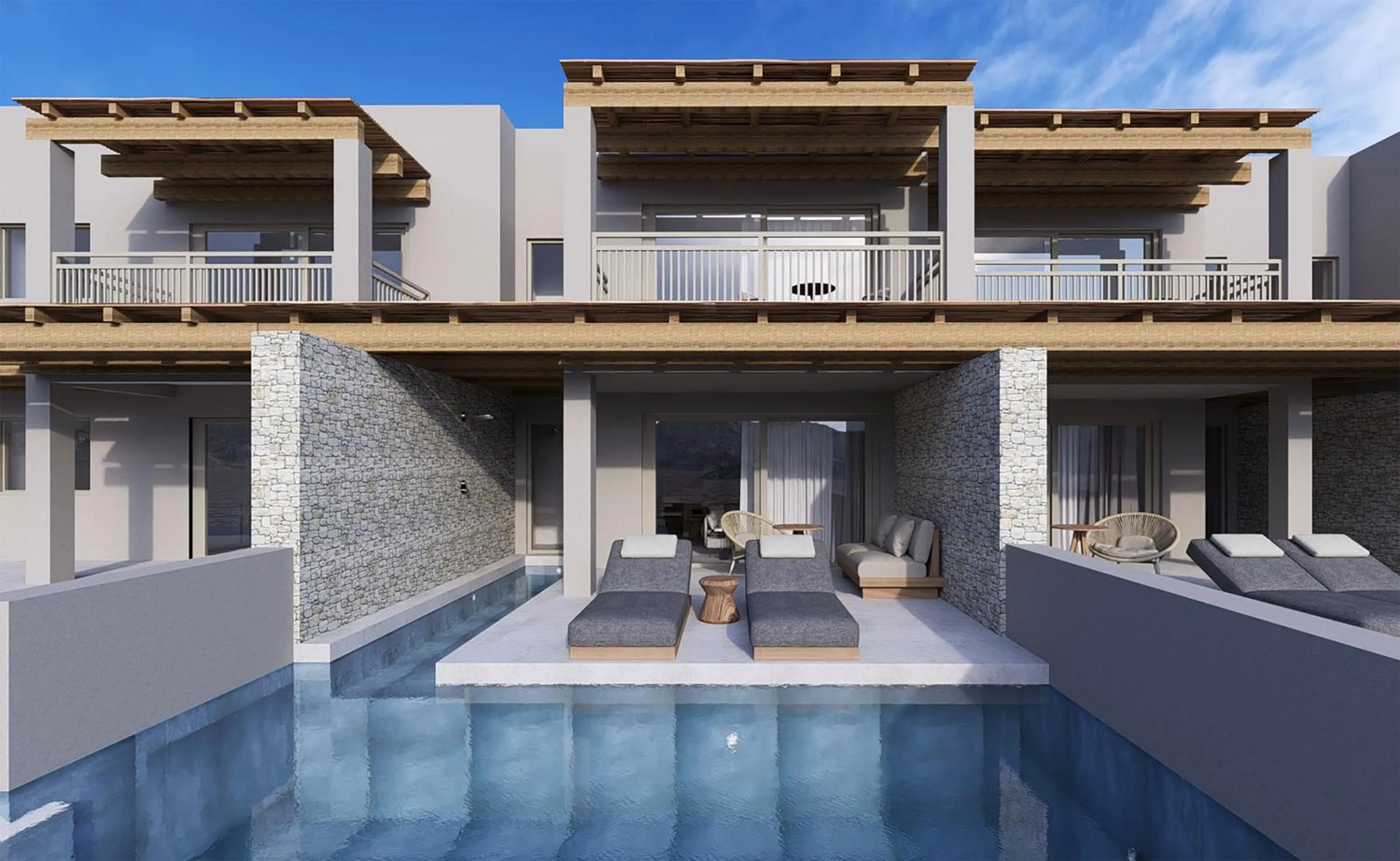 Balcony/Terrace in Paralos Irini Mare