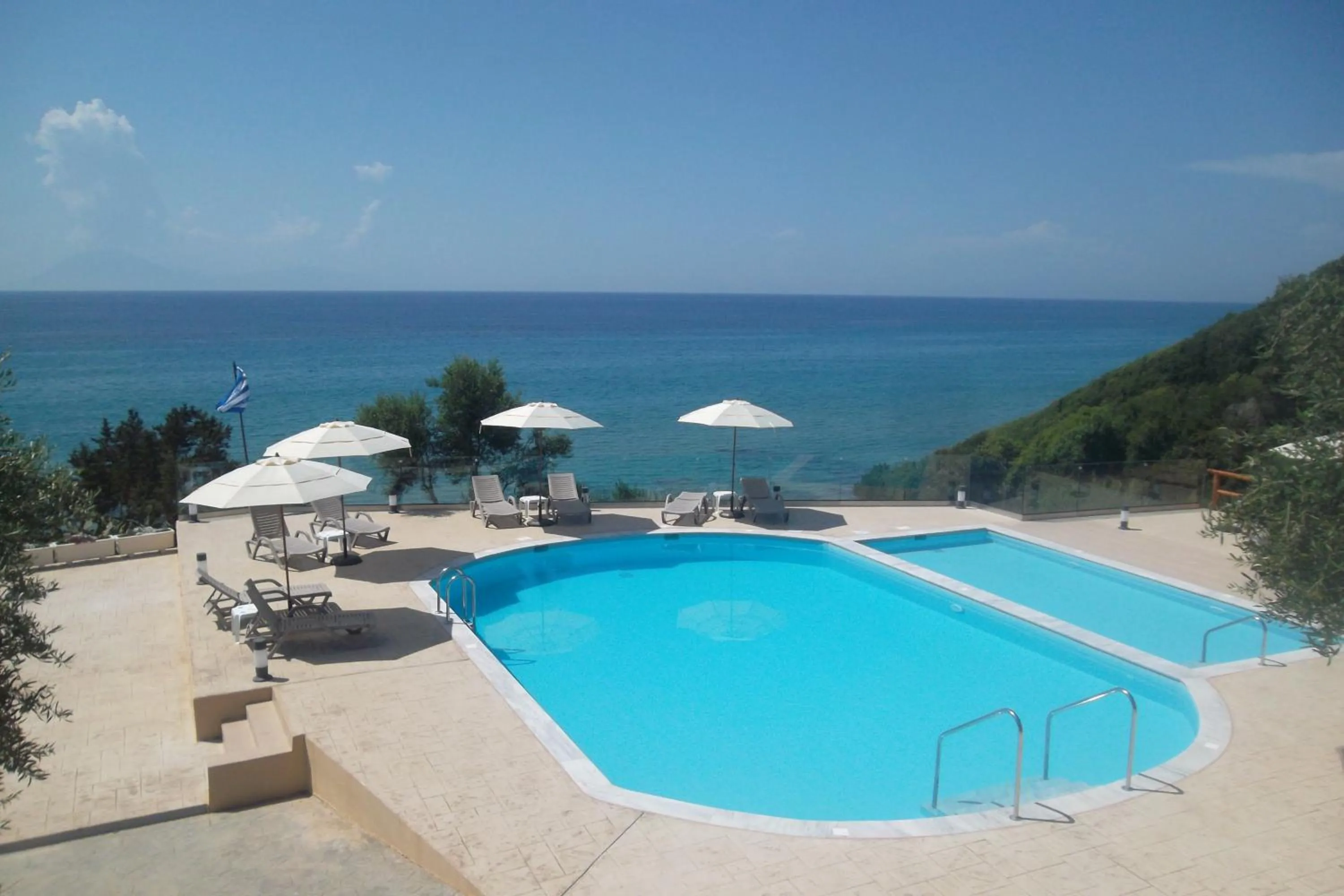 Swimming pool in Kastro Beach Hotel