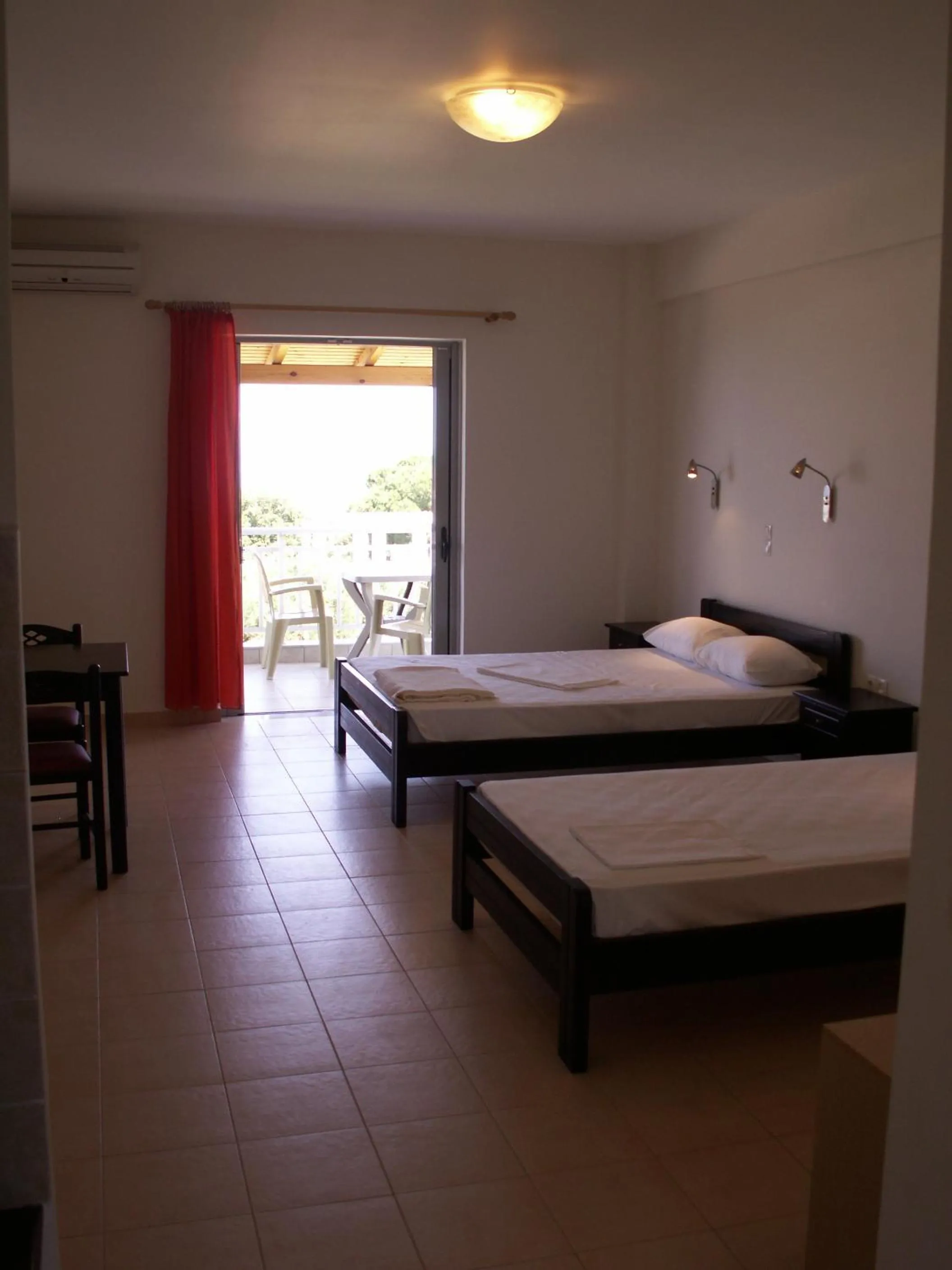 Bed in Kastro Beach Hotel