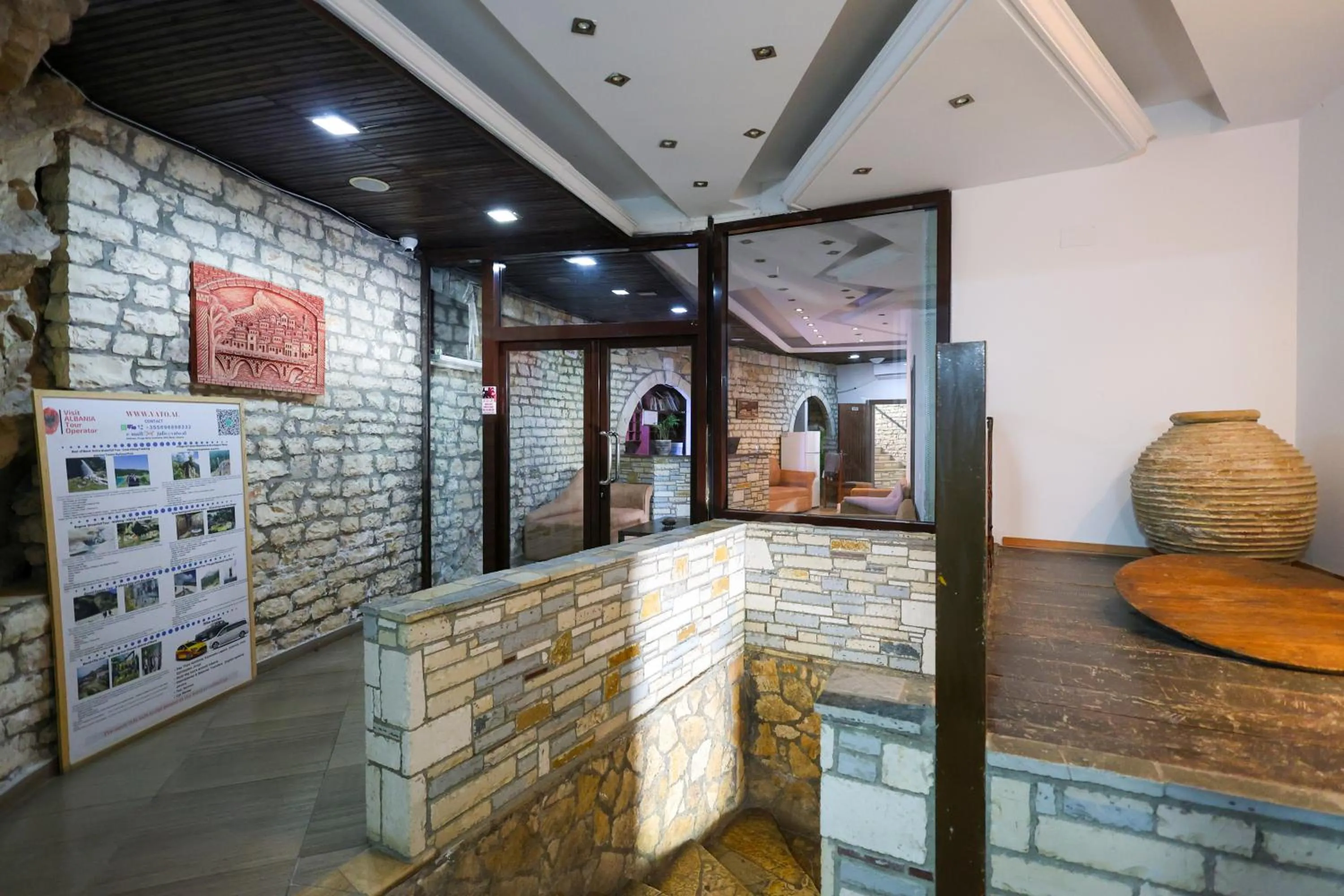 Decorative detail in Hotel Ajka