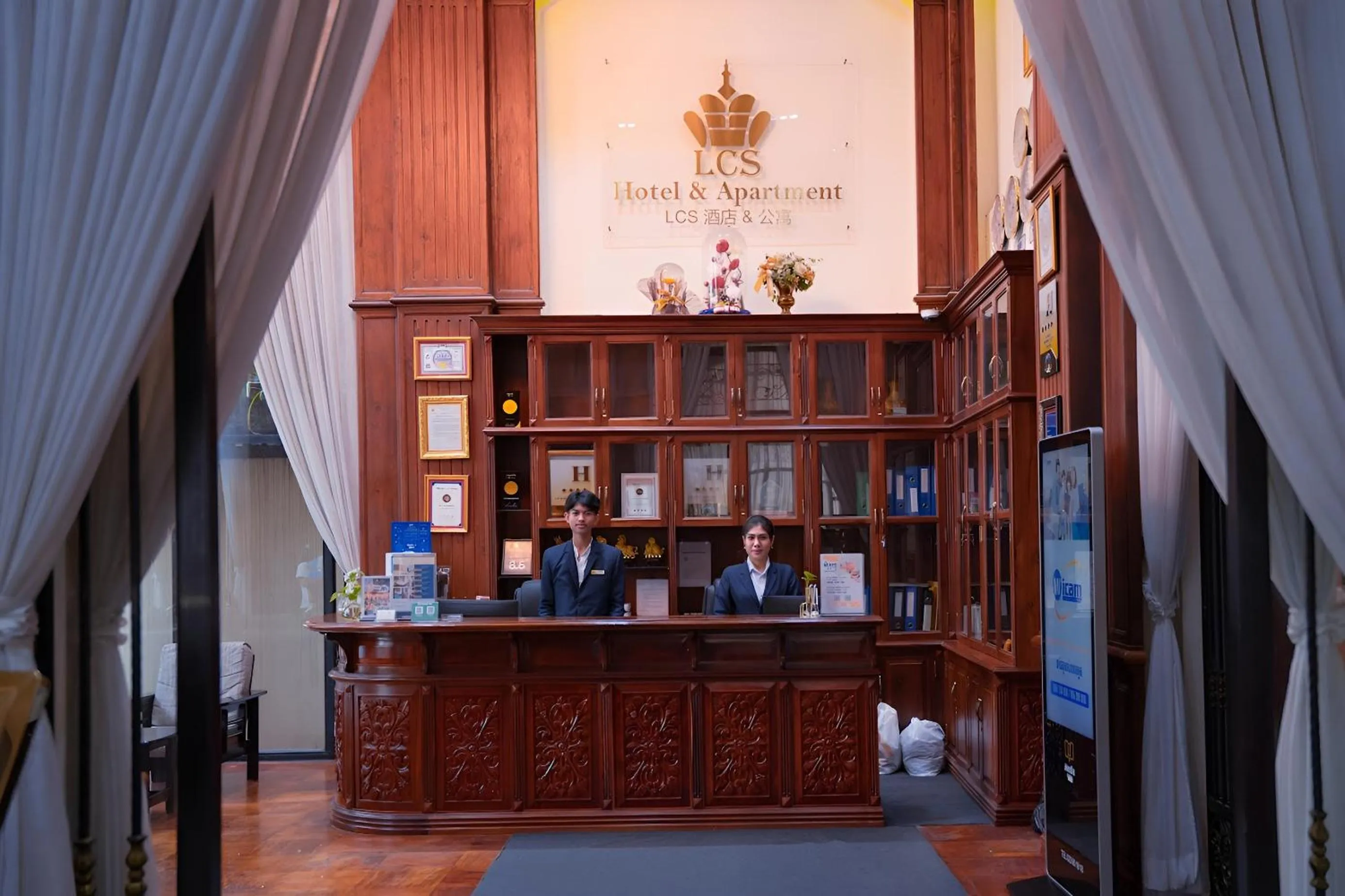 Lobby or reception in LCS Hotel & Apartment