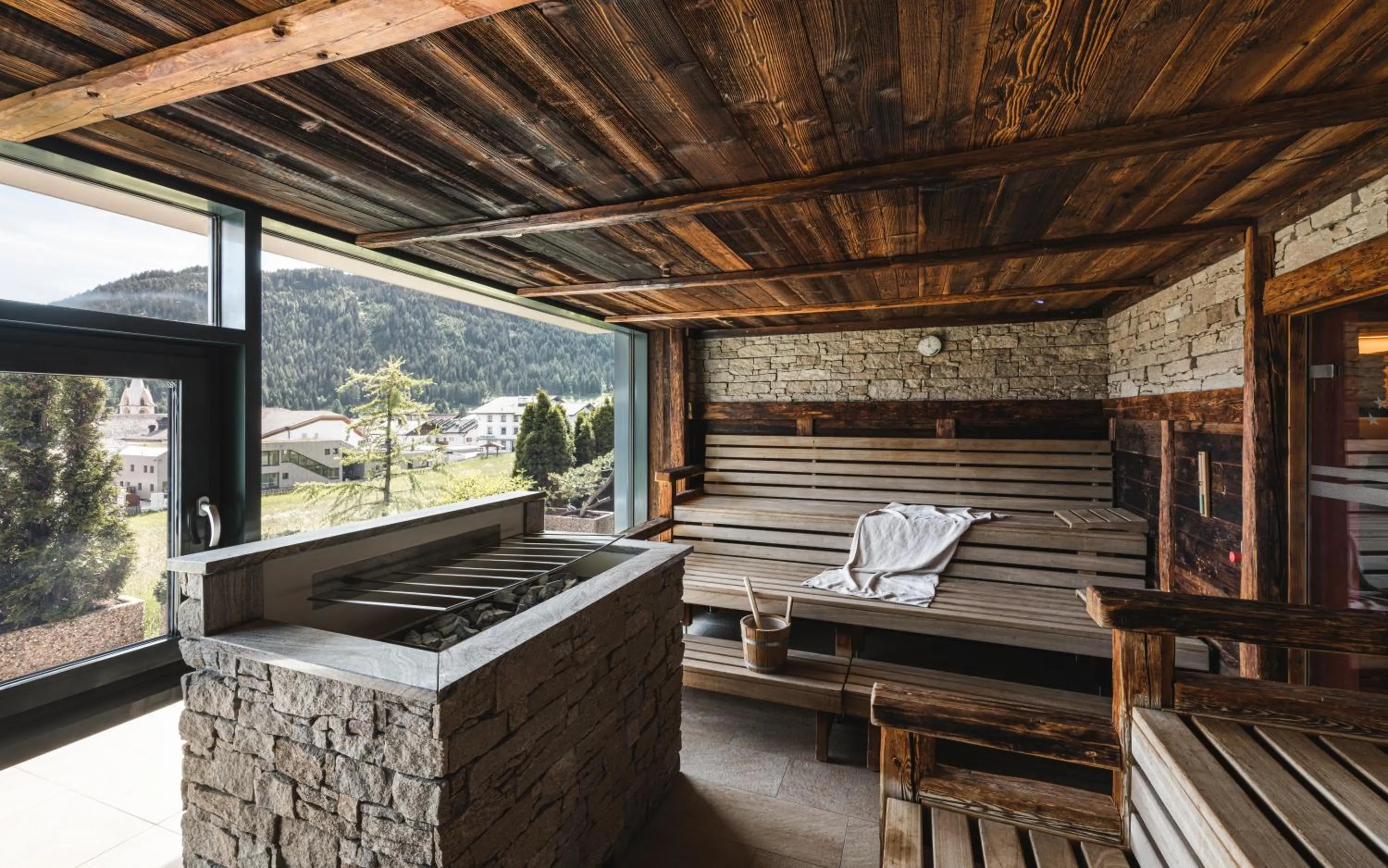 Sauna in Wellnesshotel Cervosa