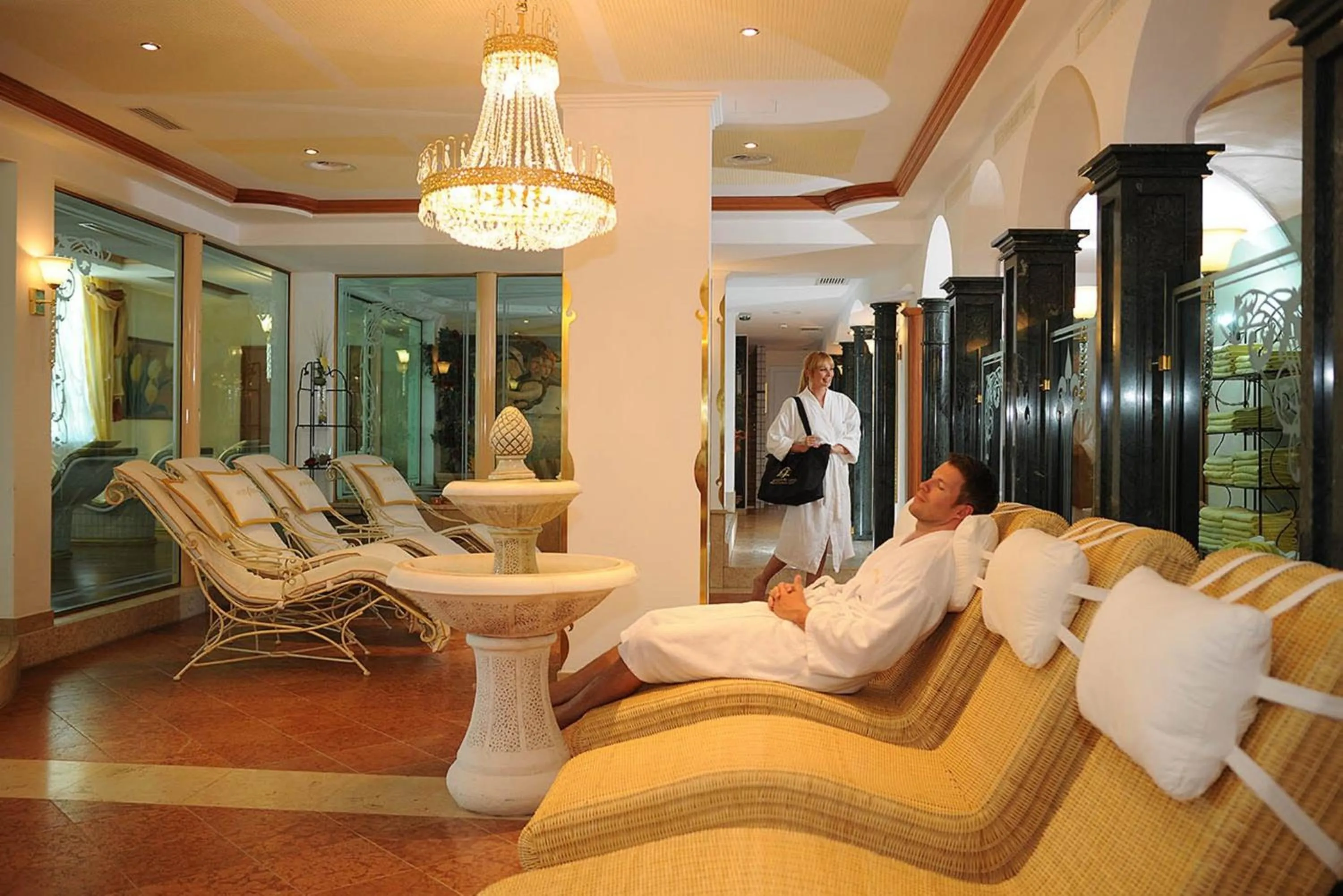 Spa and wellness centre/facilities in Wellnesshotel Cervosa