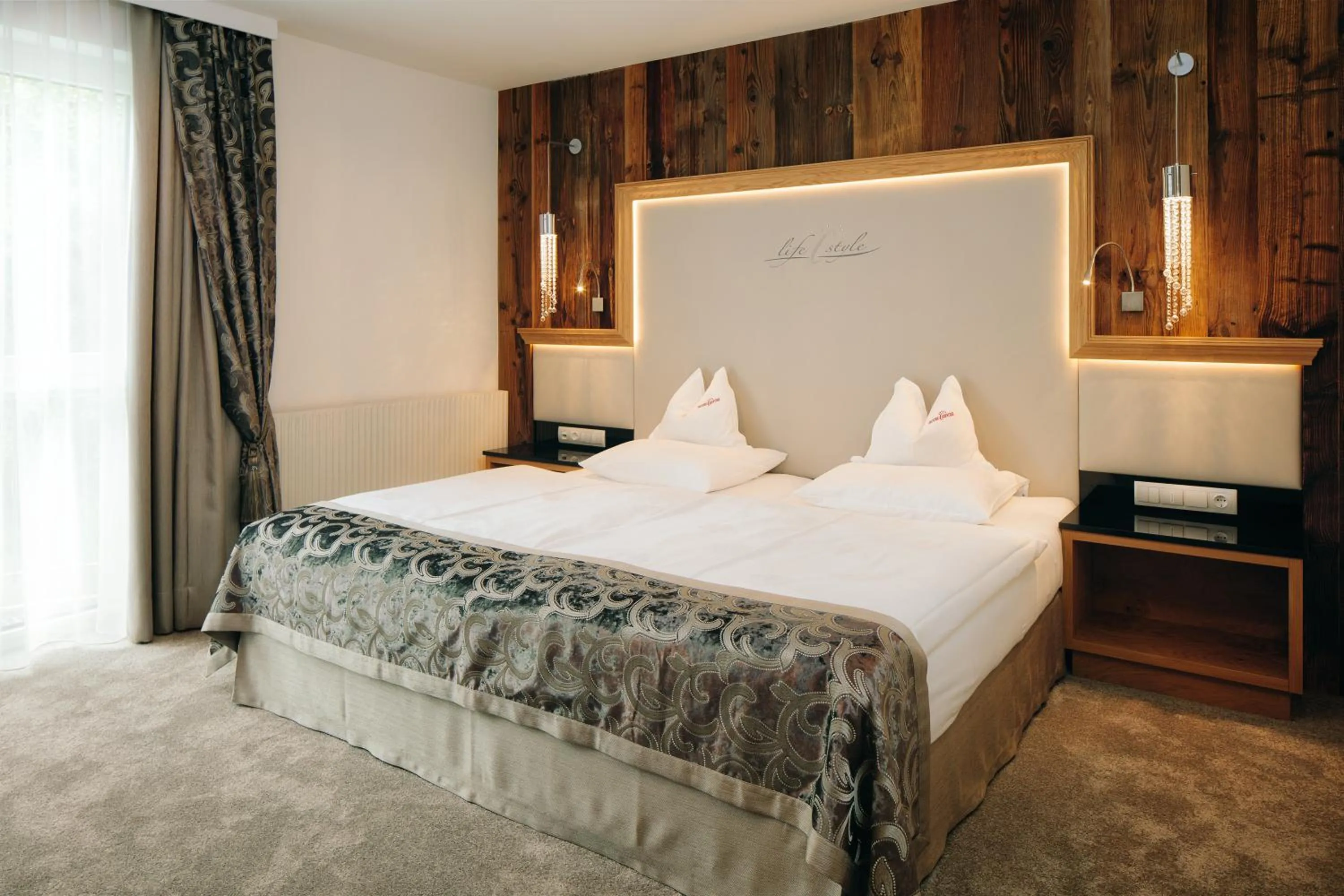 Bed in Wellnesshotel Cervosa