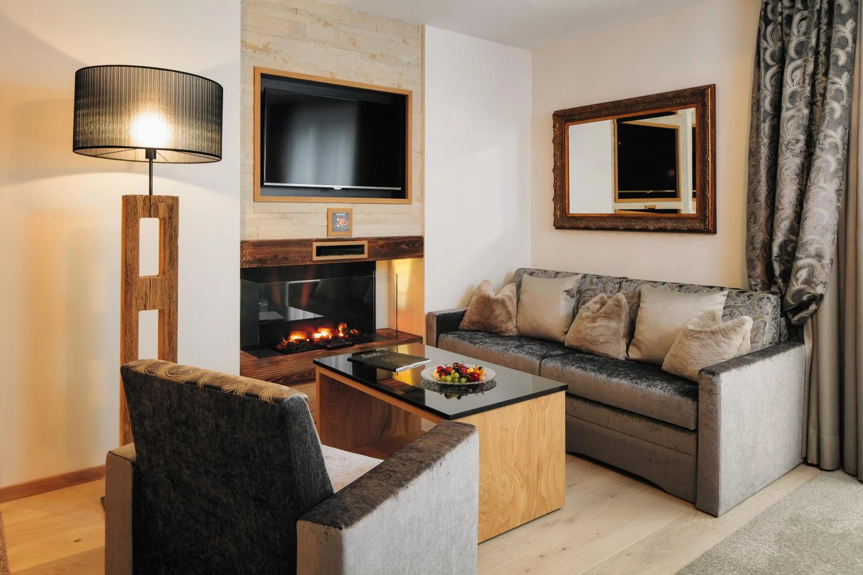 Living room in Wellnesshotel Cervosa