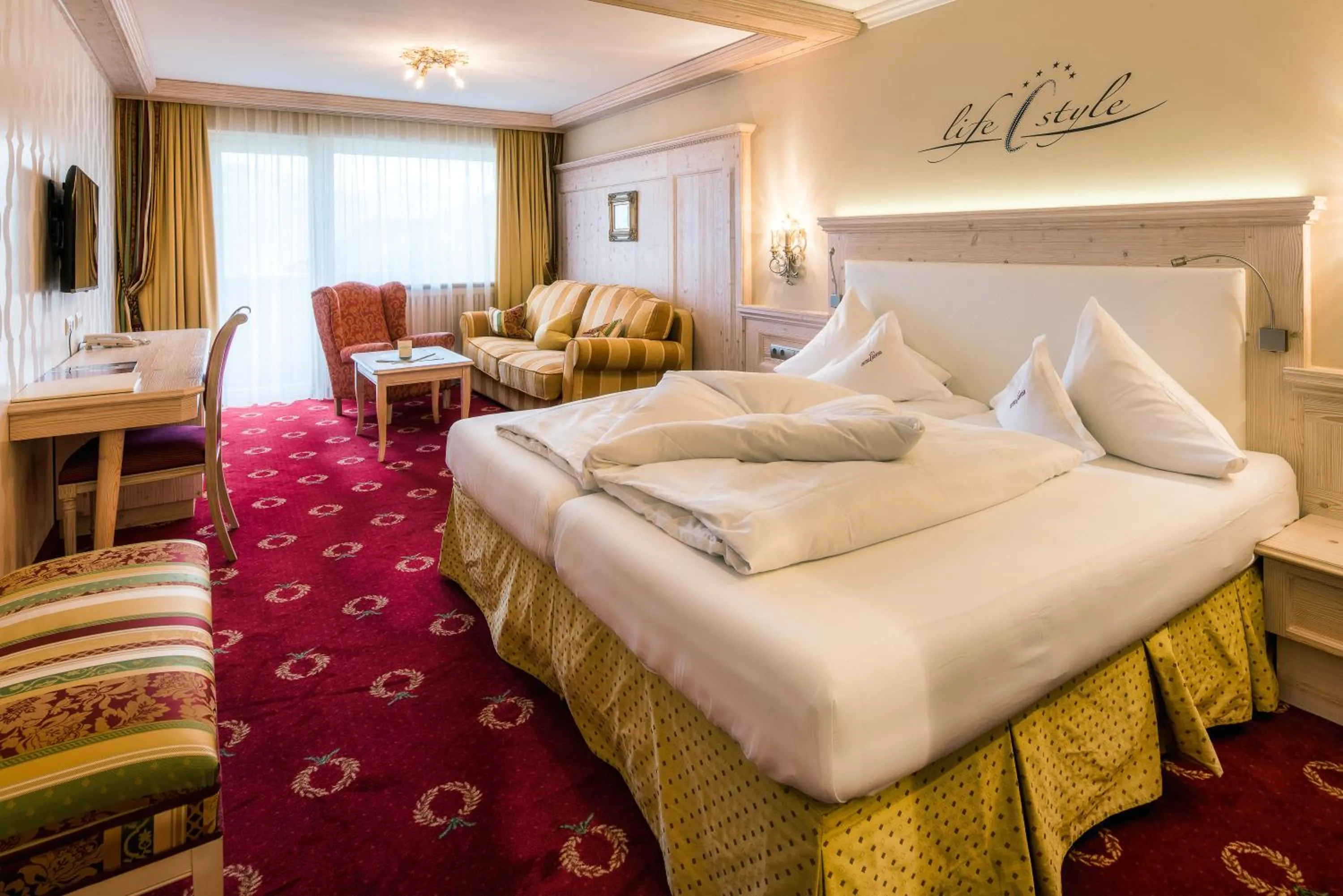 Bed in Wellnesshotel Cervosa