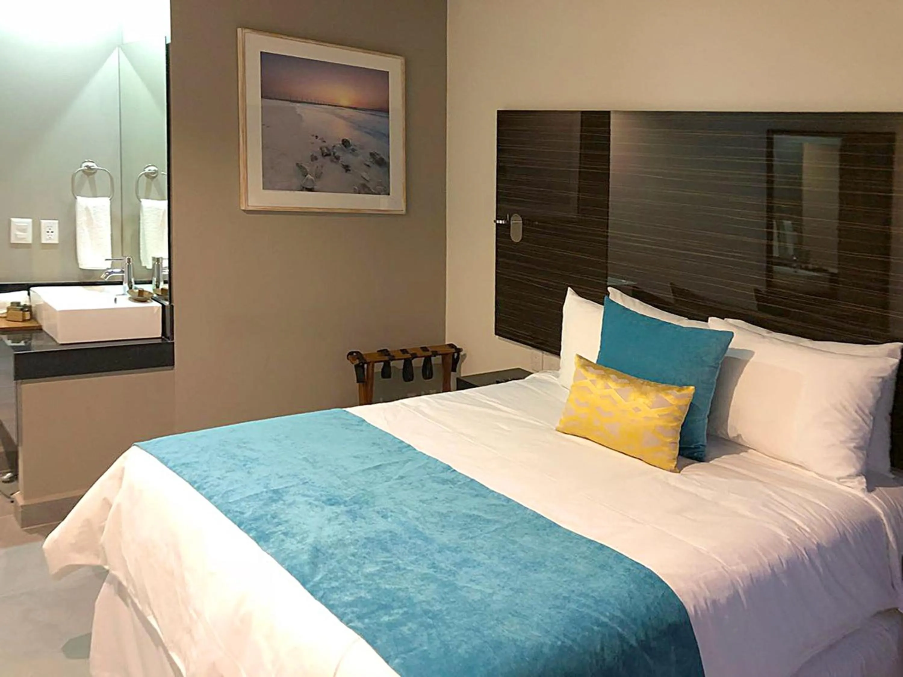 Photo of the whole room, Bed in KABAH Cancun Hotel Boutique