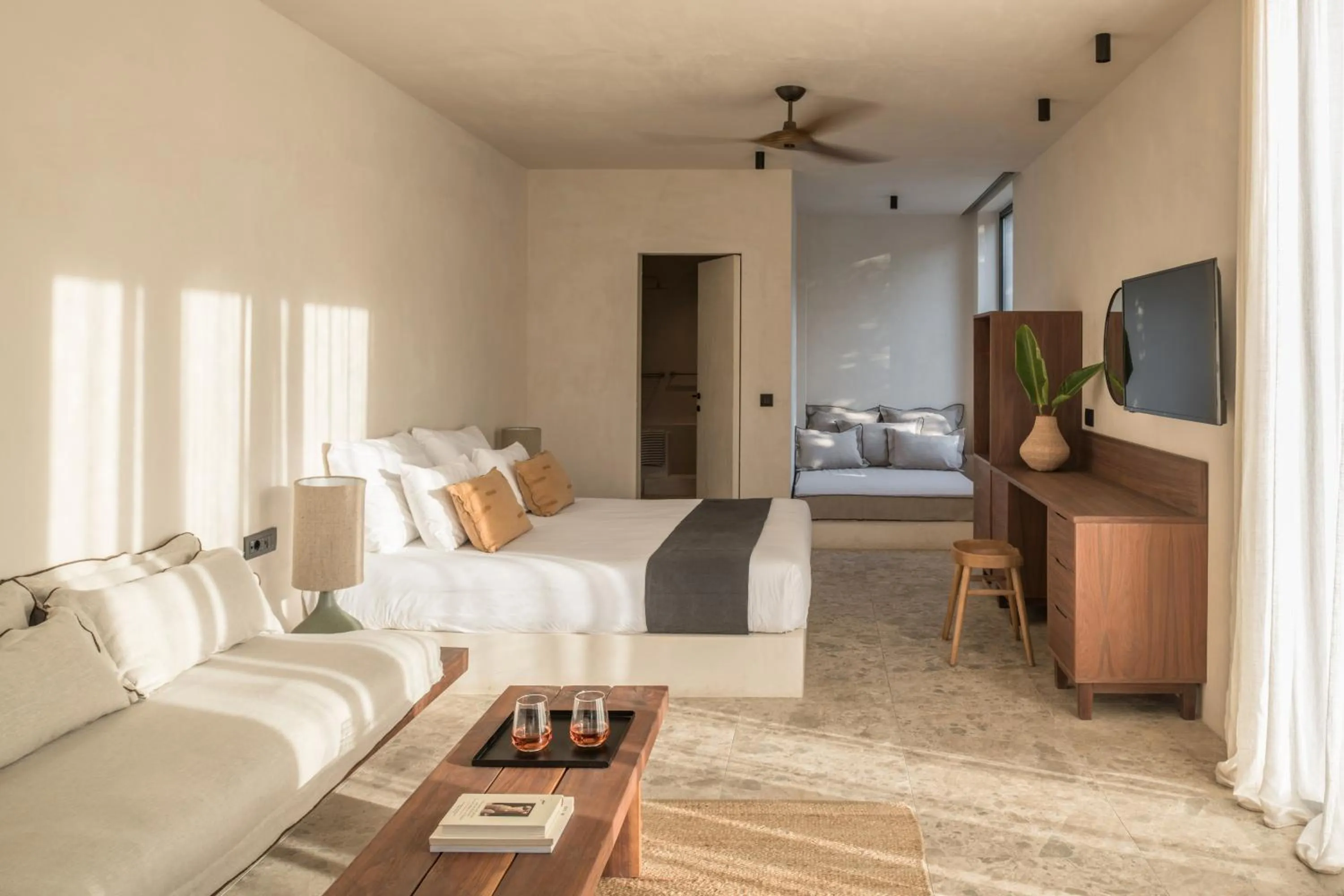 Bed in Lindos Aqua Terra