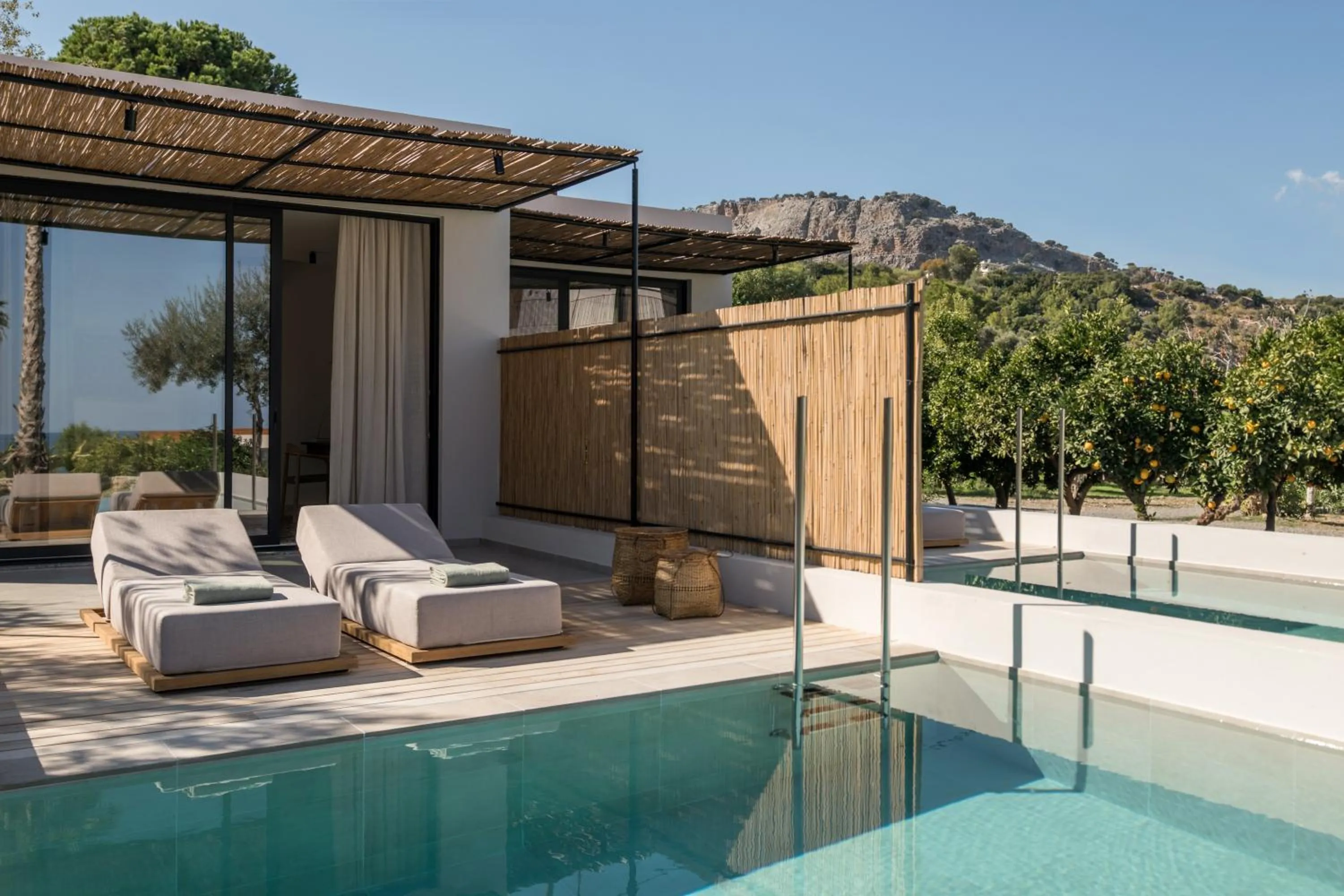 Natural landscape in Lindos Aqua Terra