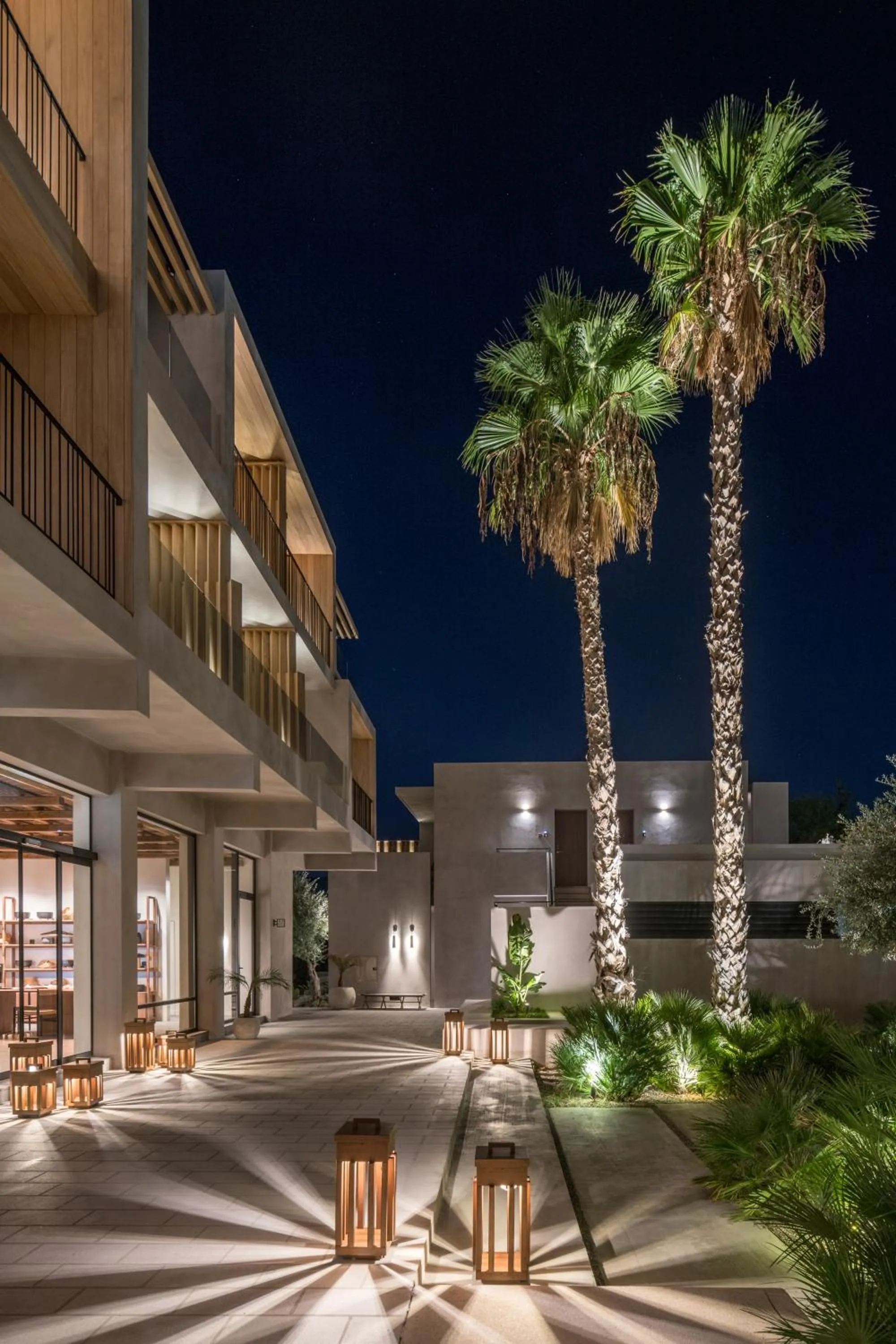 Night in Lindos Aqua Terra