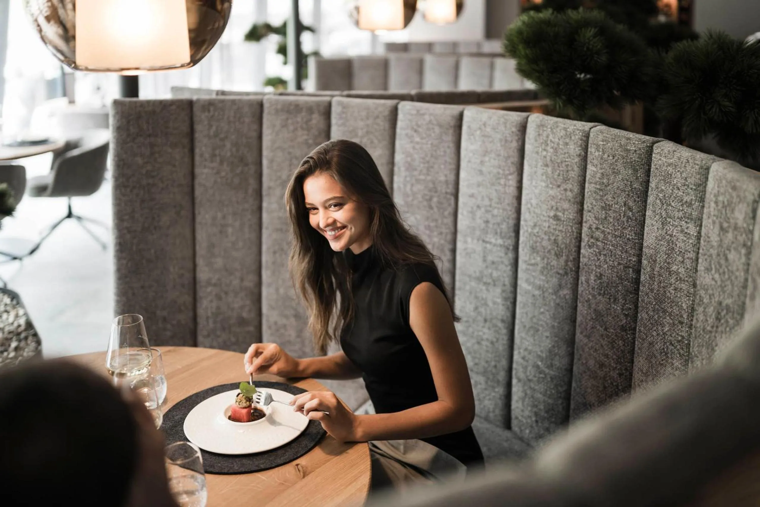 Restaurant/places to eat in Hotel Plan de Gralba - das Berghotel