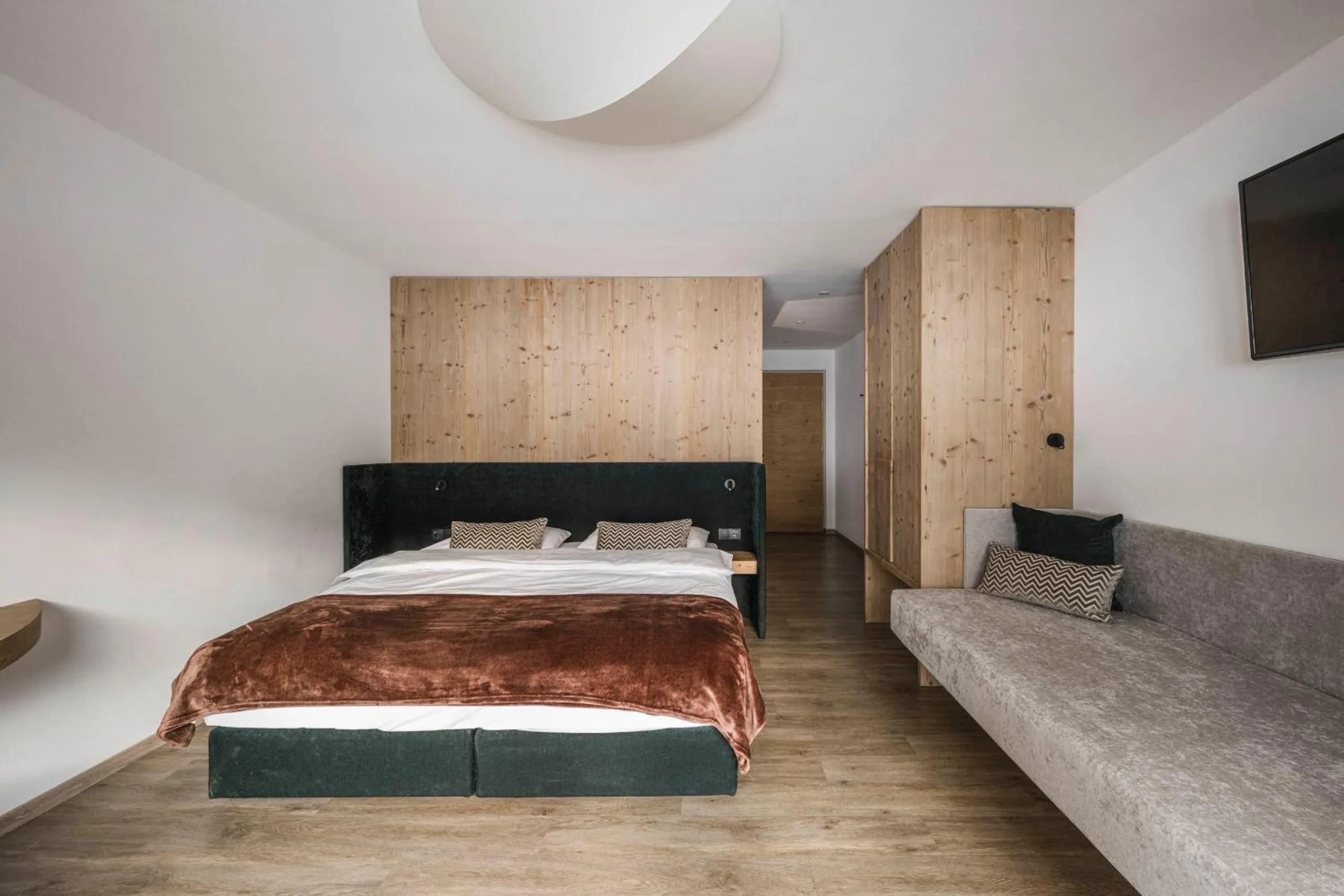 Bed in Hotel Plan de Gralba - das Berghotel