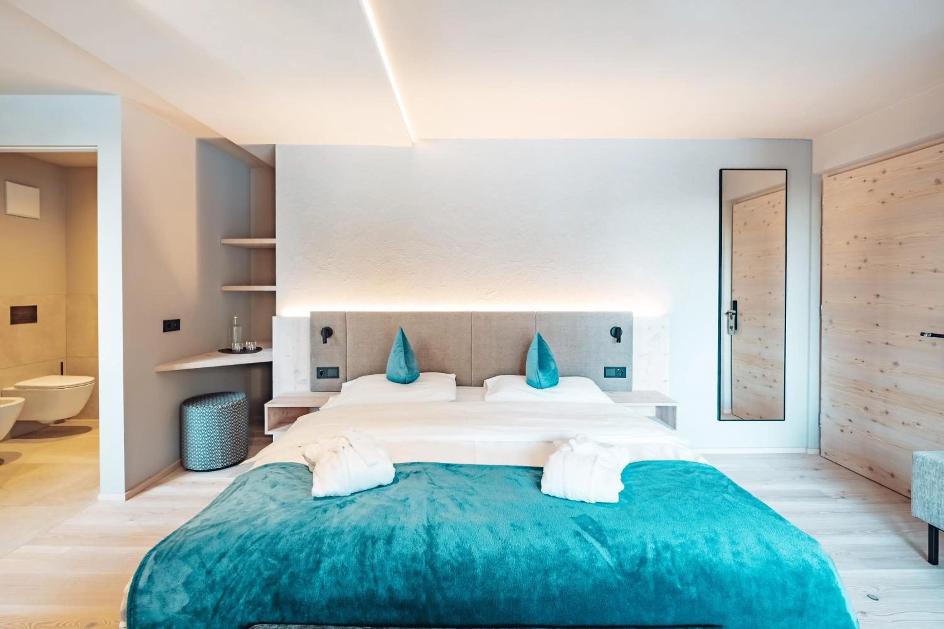 Bed in Hotel Plan de Gralba - das Berghotel