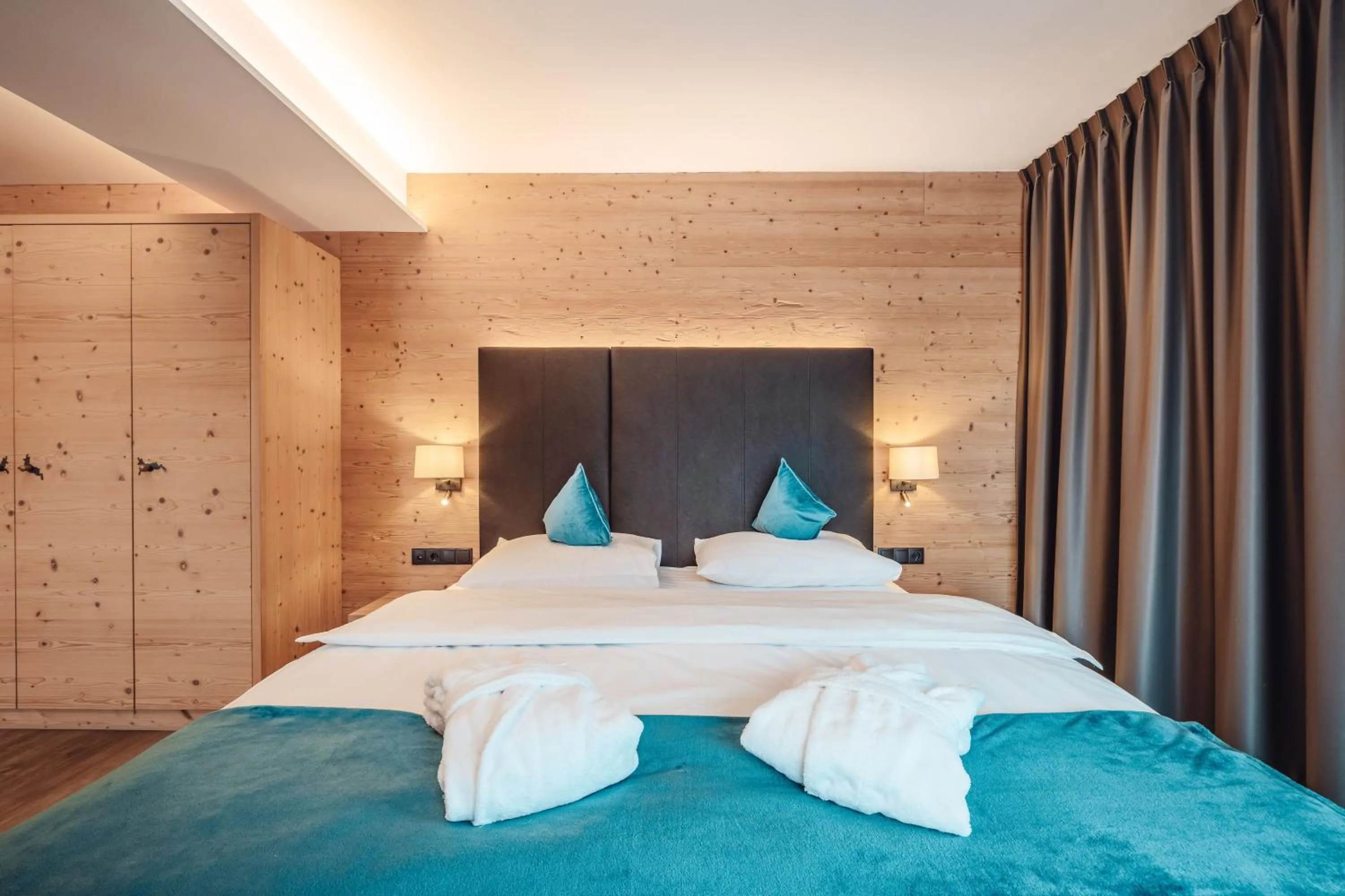 Bed in Hotel Plan de Gralba - das Berghotel