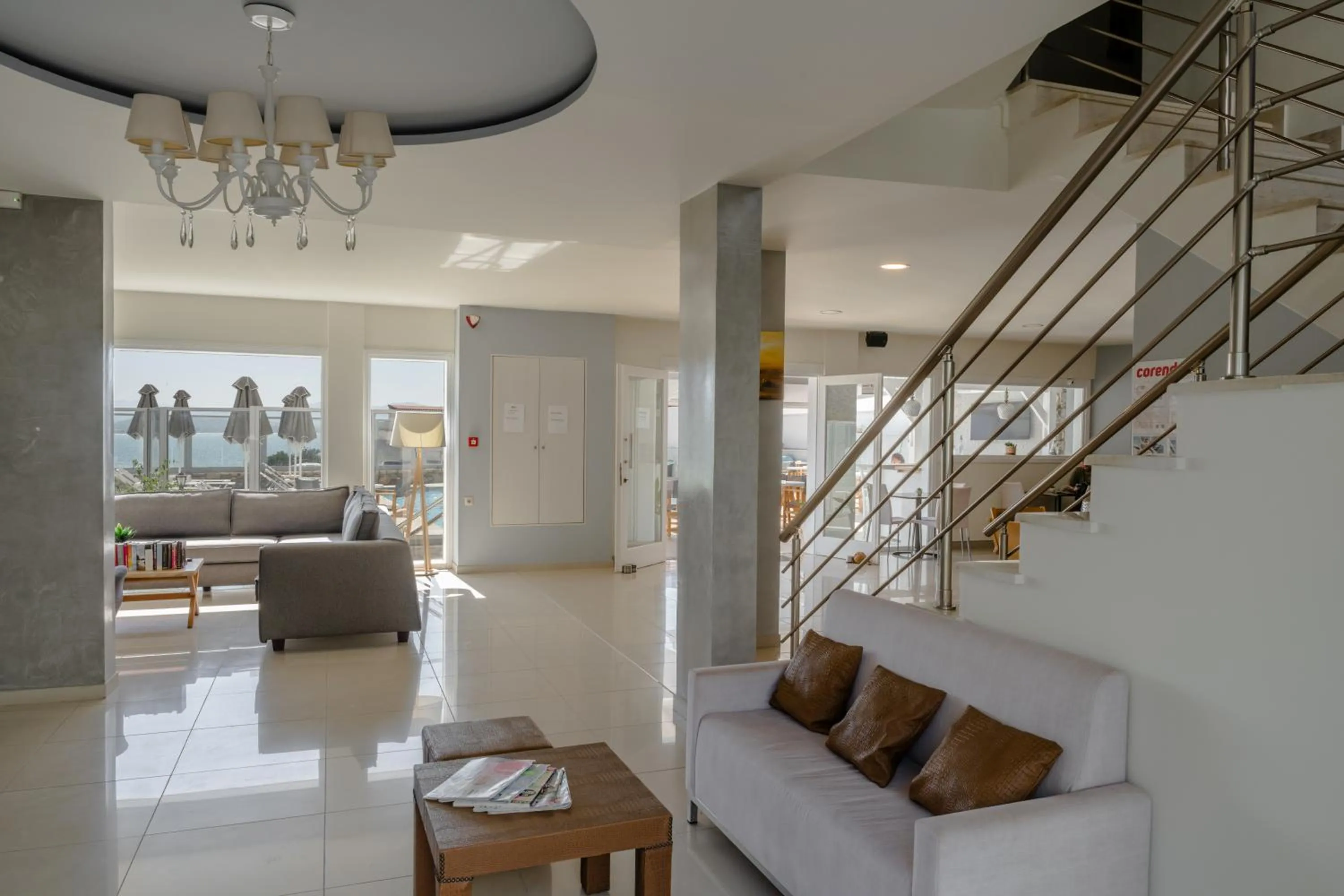 Seating area in Areti Hotel