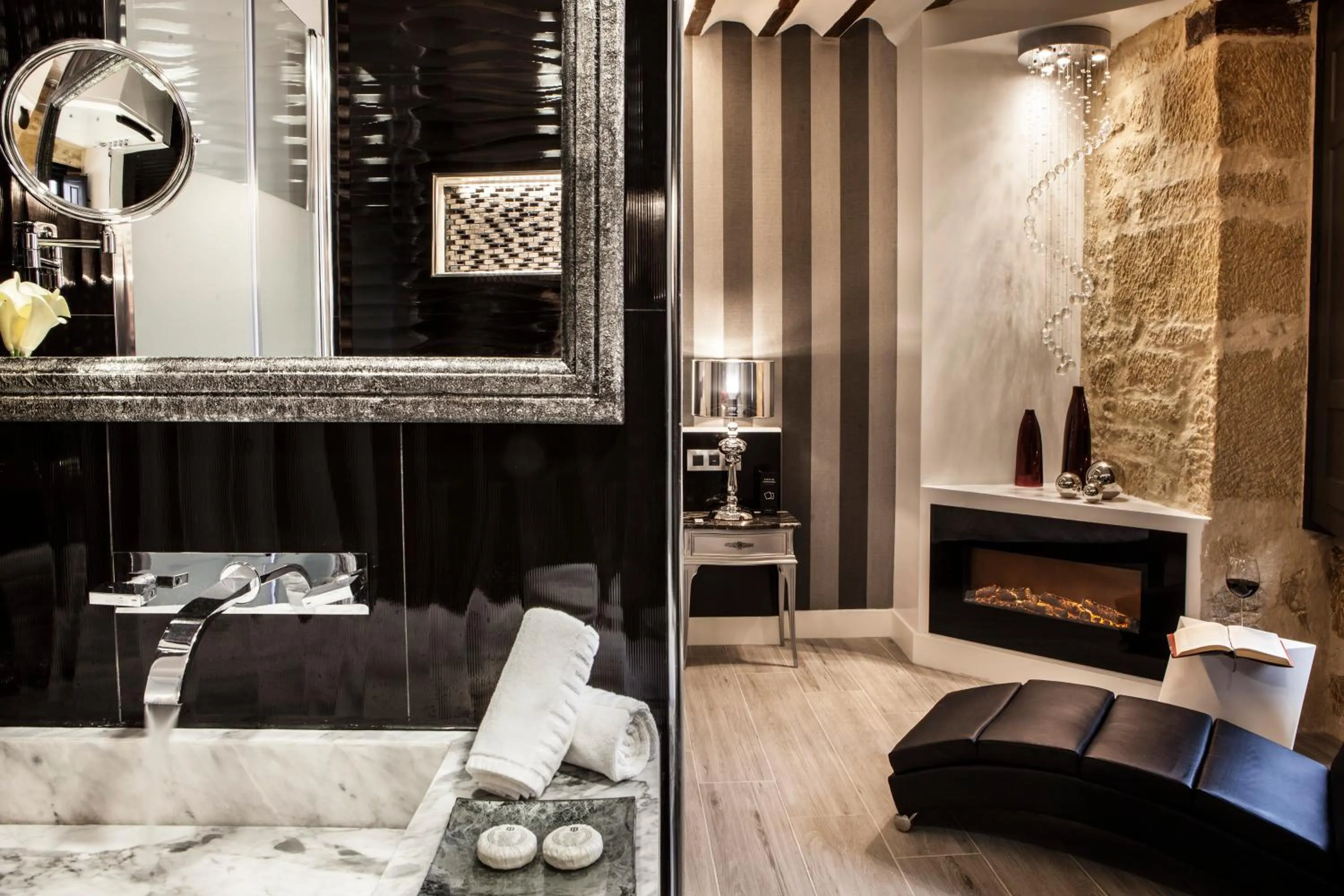 Bathroom in Wine & Soul Suites