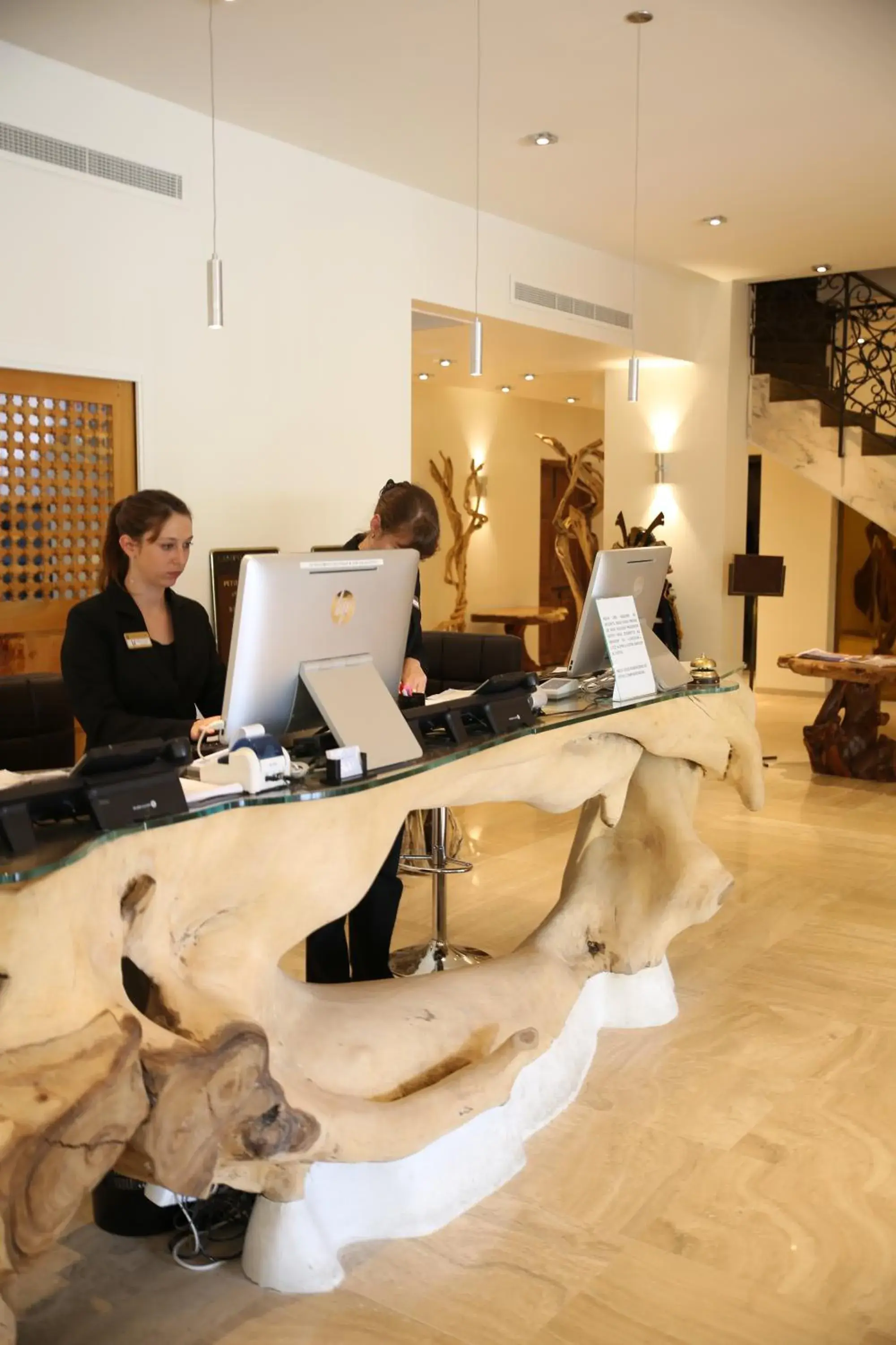 Lobby or reception in Hôtel Campo Dell'oro Lobby or reception in Hôtel Campo Dell'oro