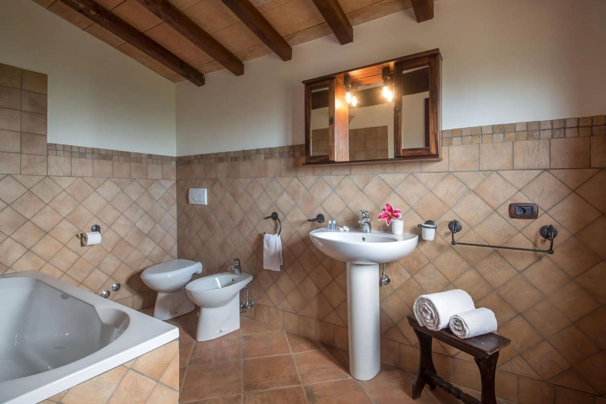 Bathroom in Agriturismo 4 Ricci