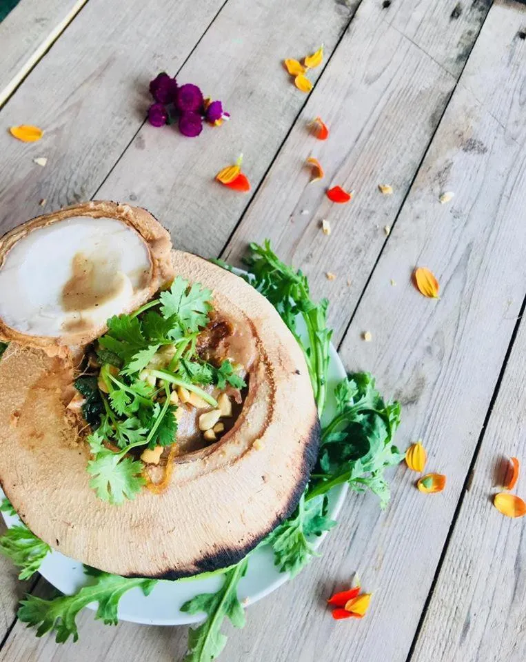 Food and drinks in Thanh Dat Resort