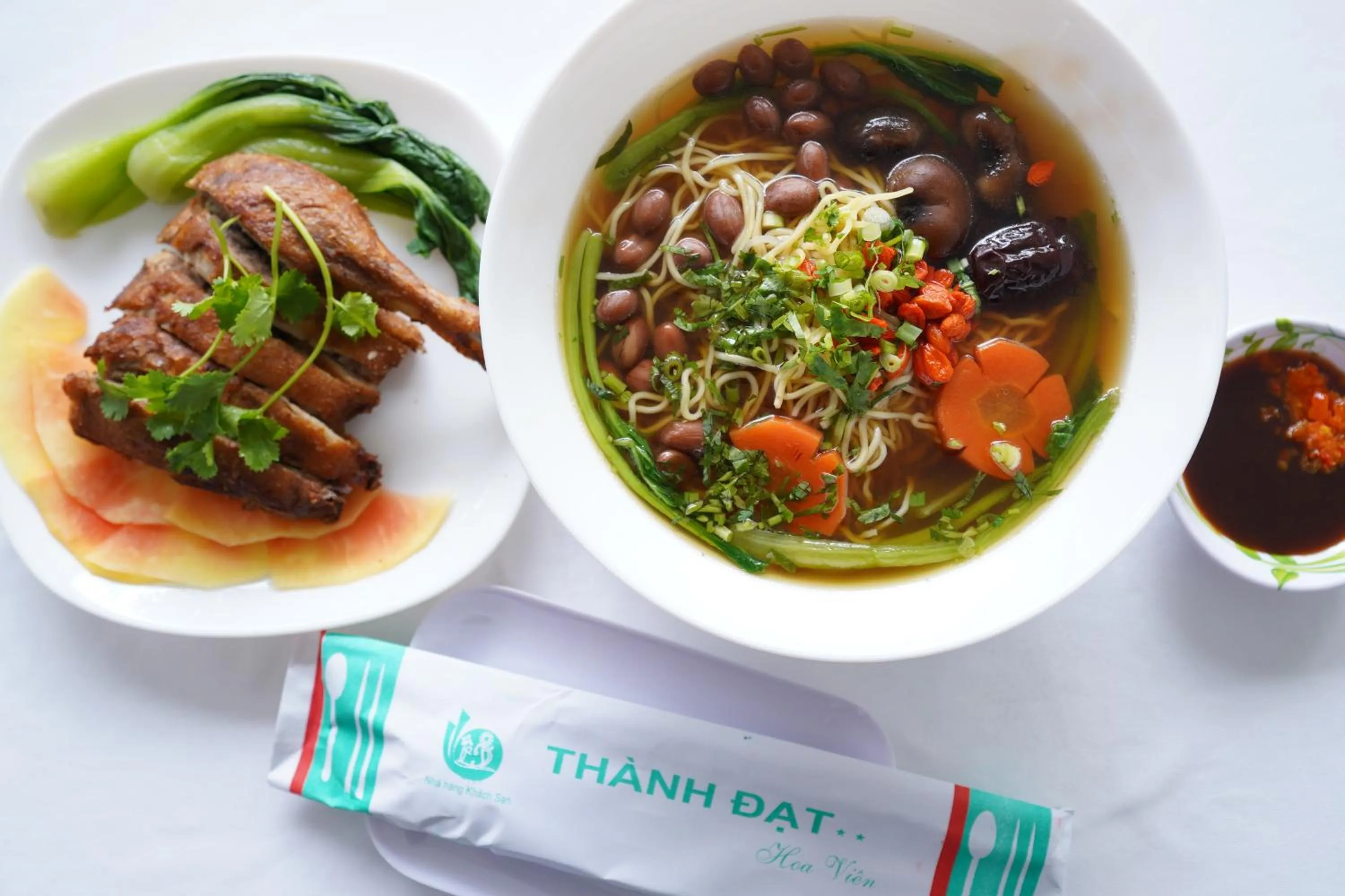 Breakfast in Thanh Dat Resort