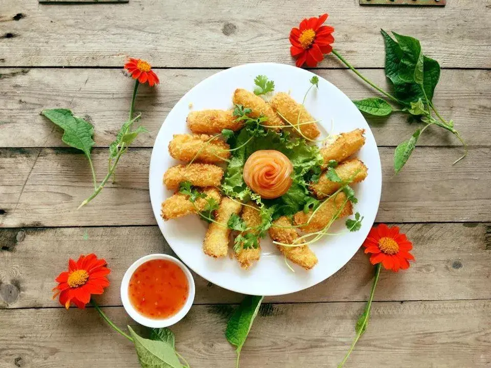 Food and drinks in Thanh Dat Resort Food and drinks in Thanh Dat Resort