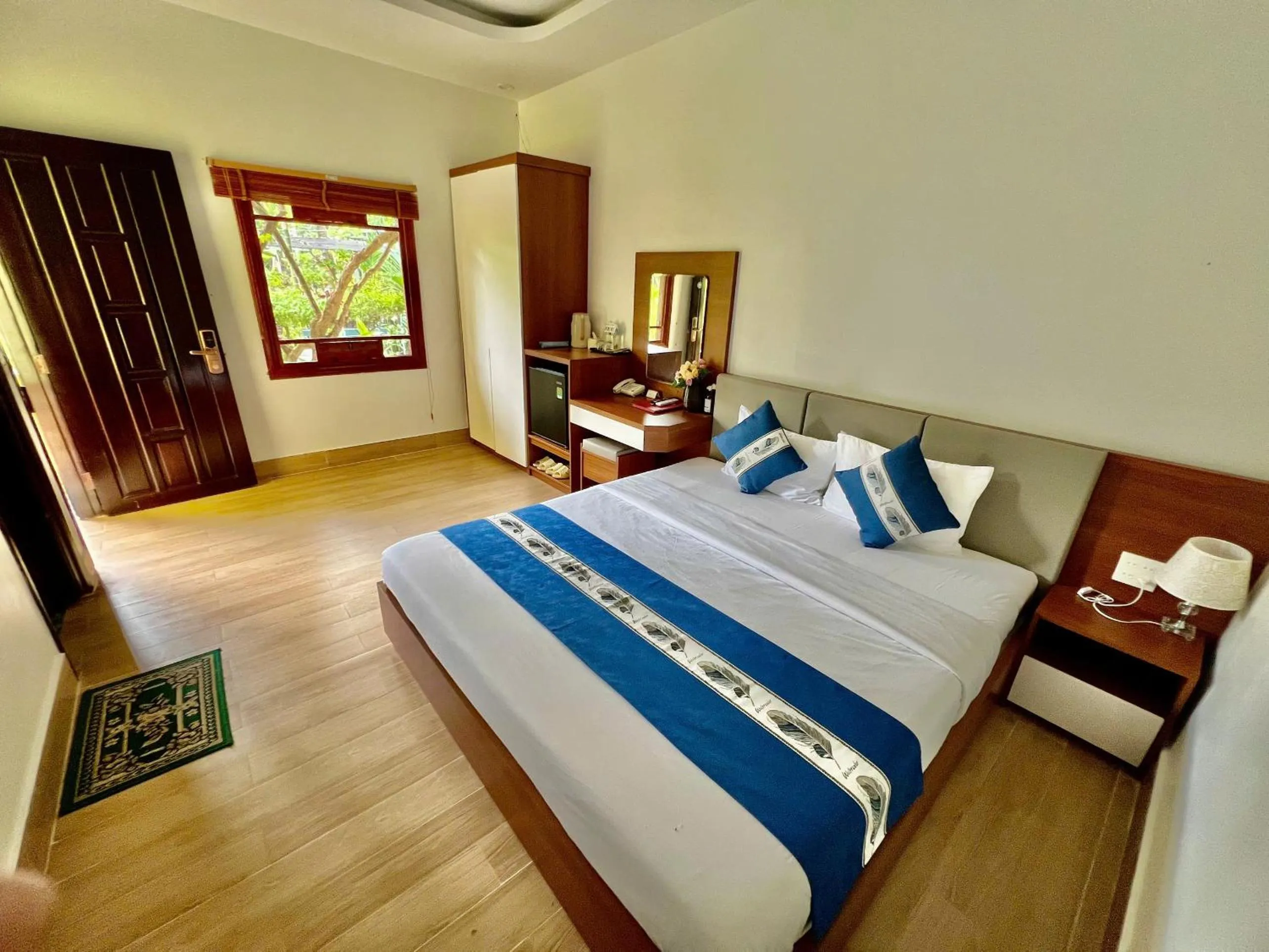 Bed in Thanh Dat Resort