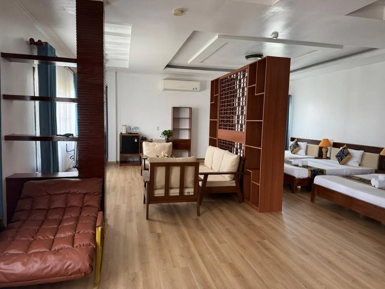 Bed in Thanh Dat Resort