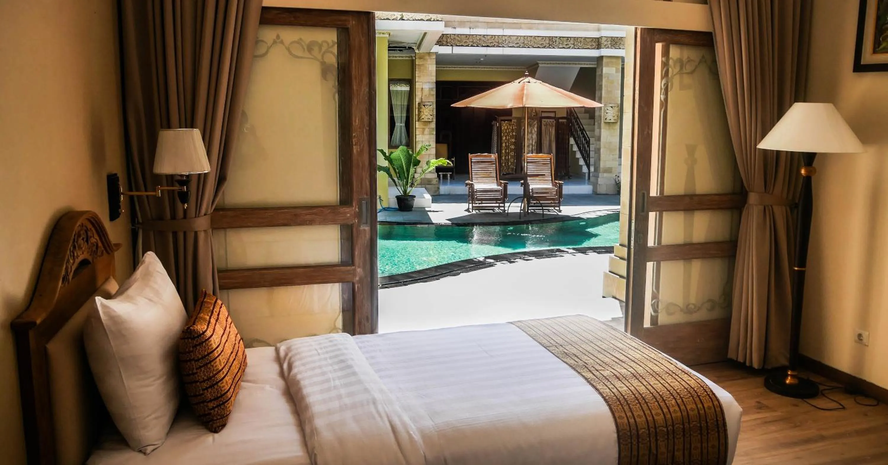 Bedroom, Bed in Ndalem Nuriyyat Villa, Spa & Skin Care