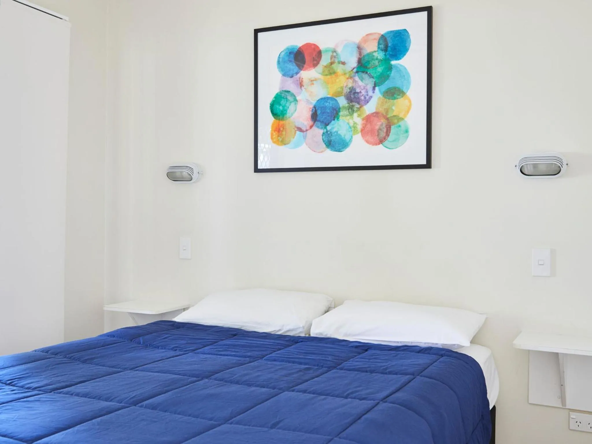 Bed in Hat Head Holiday Park