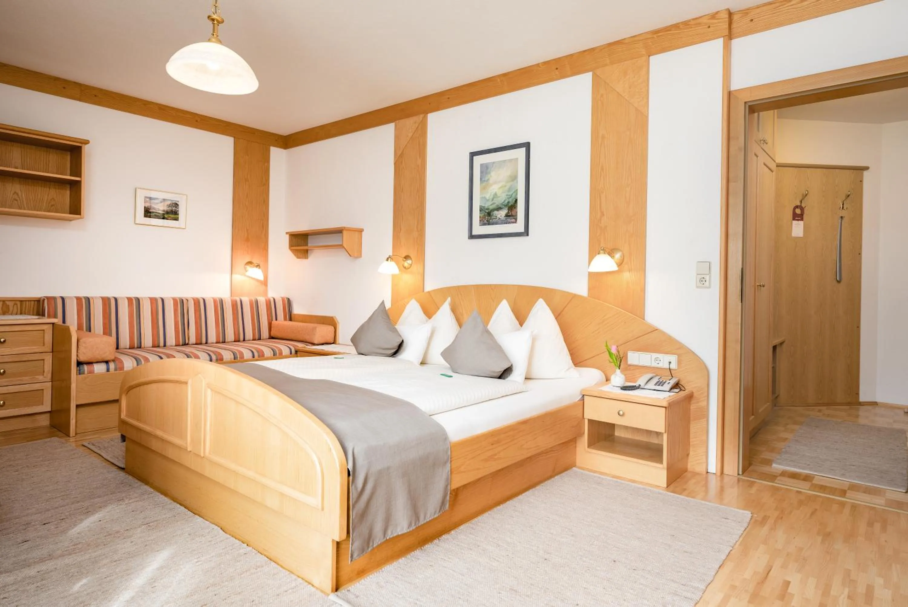 Bedroom, Bed in Pension Glitschnerhof
