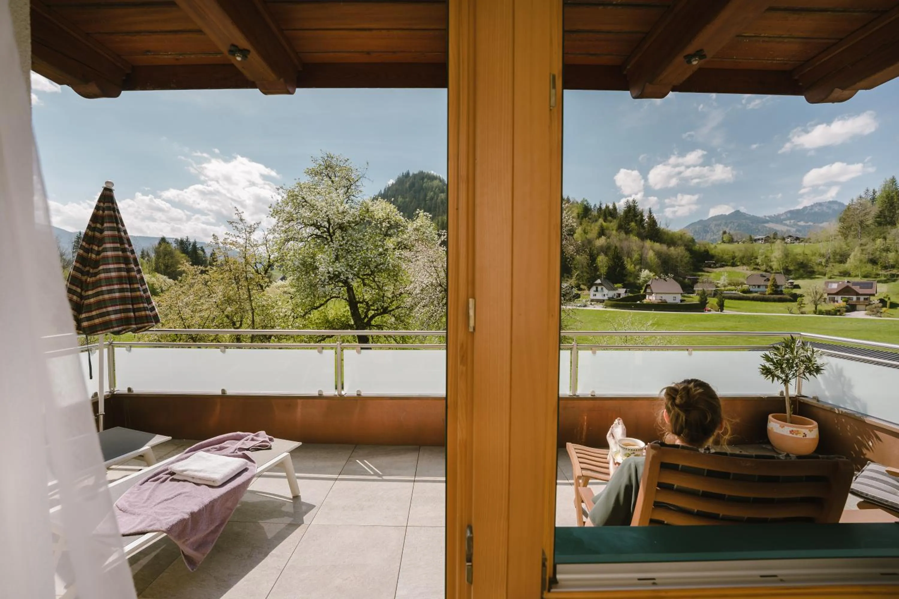Balcony/Terrace in Pension Glitschnerhof