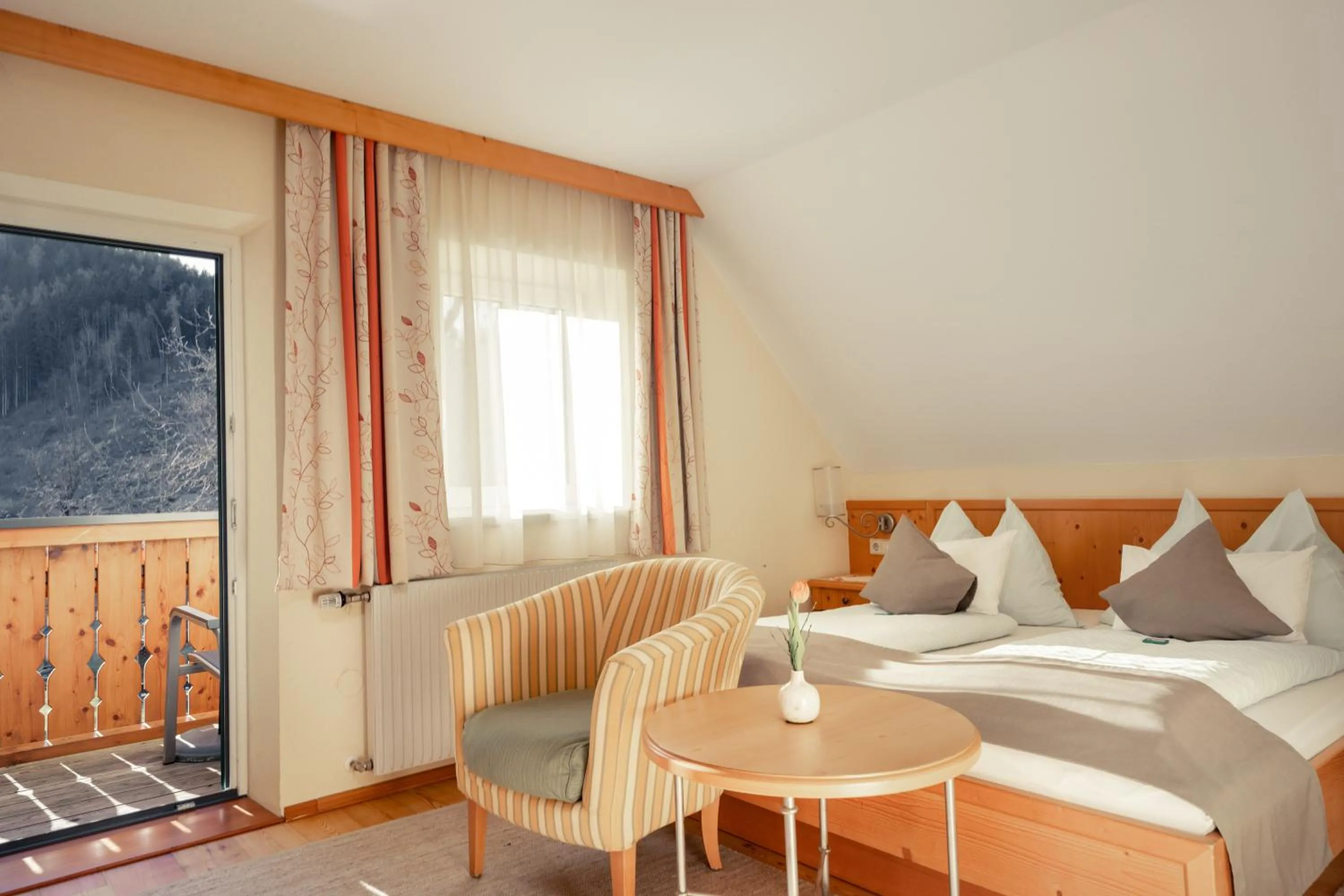 Balcony/Terrace, Bed in Pension Glitschnerhof