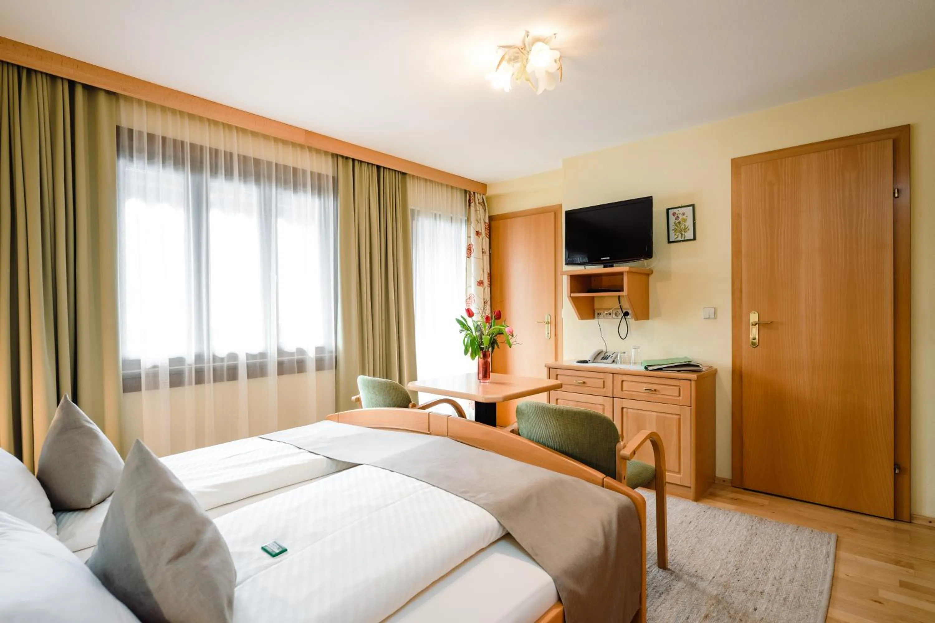 Bedroom, Bed in Pension Glitschnerhof