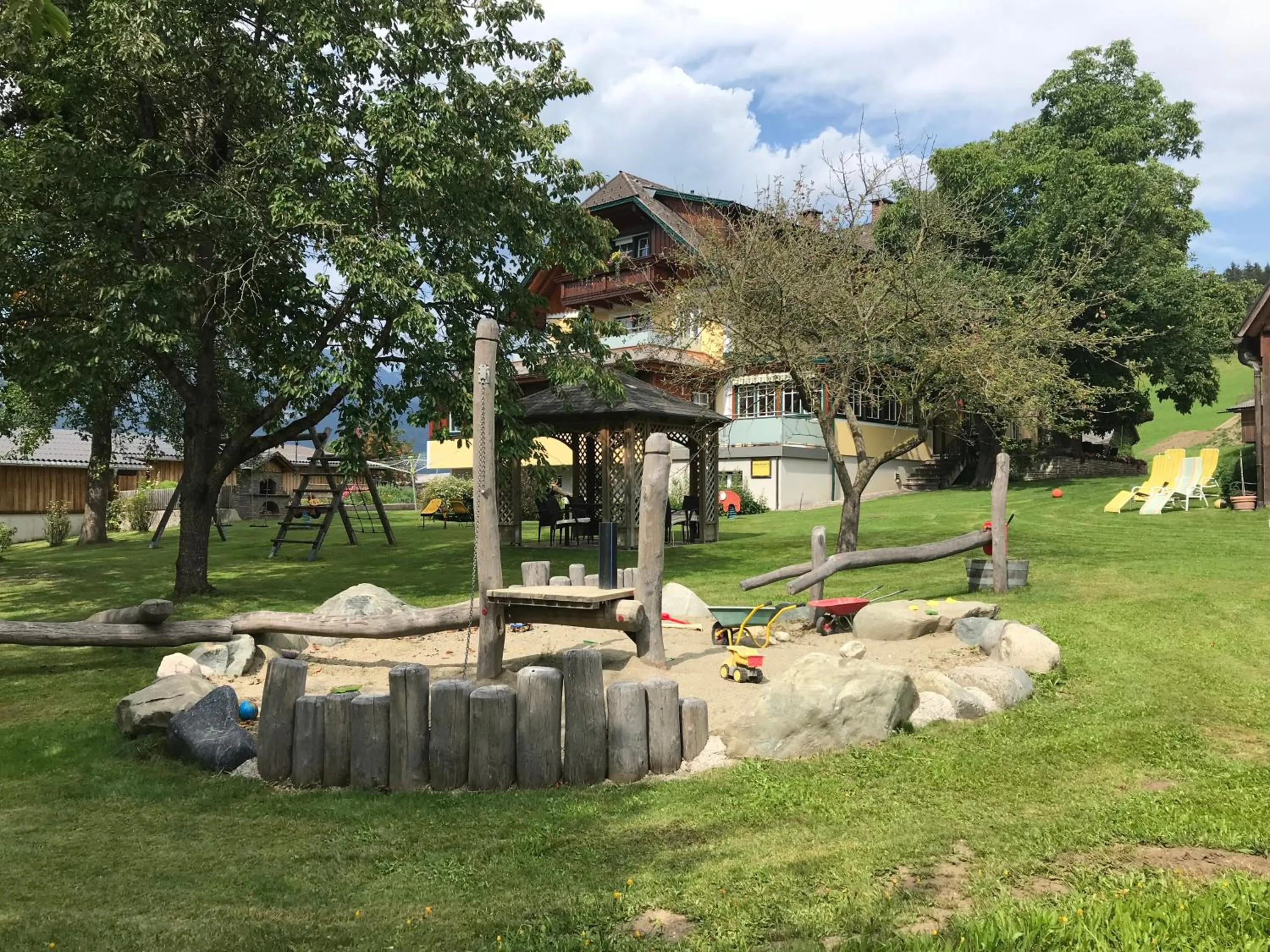 Children play ground in Pension Glitschnerhof