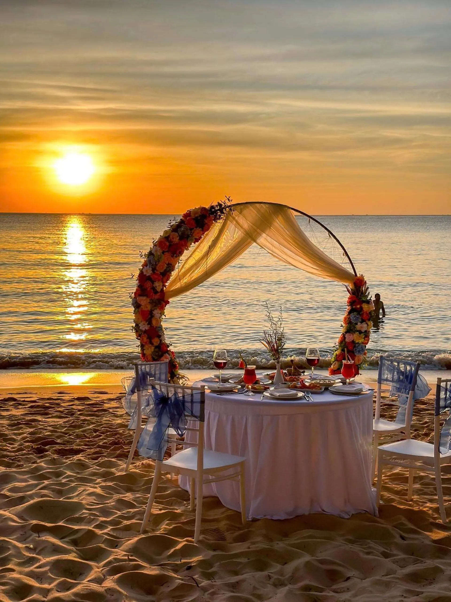 Beach in Thien Thanh Resort