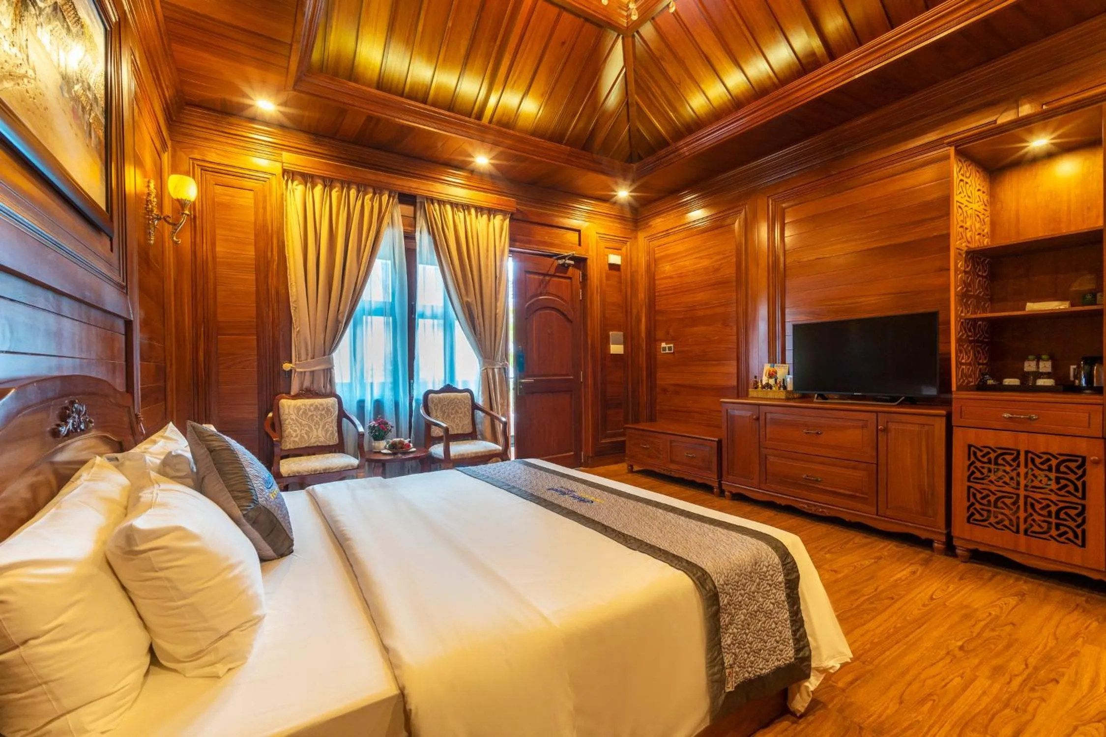 Bedroom, Bed in Thien Thanh Resort