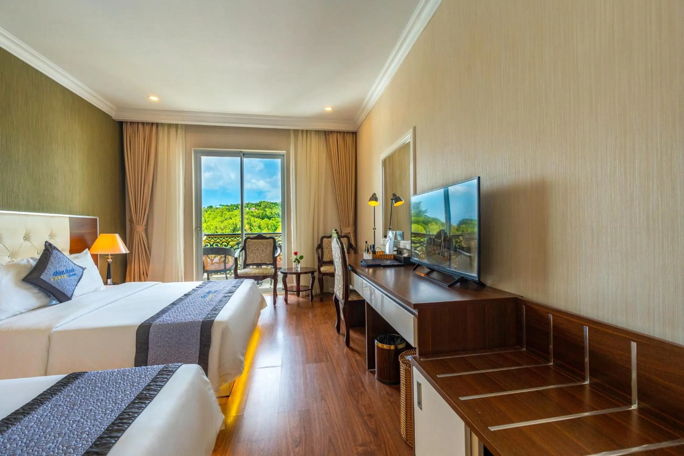 Bedroom, Bed in Thien Thanh Resort