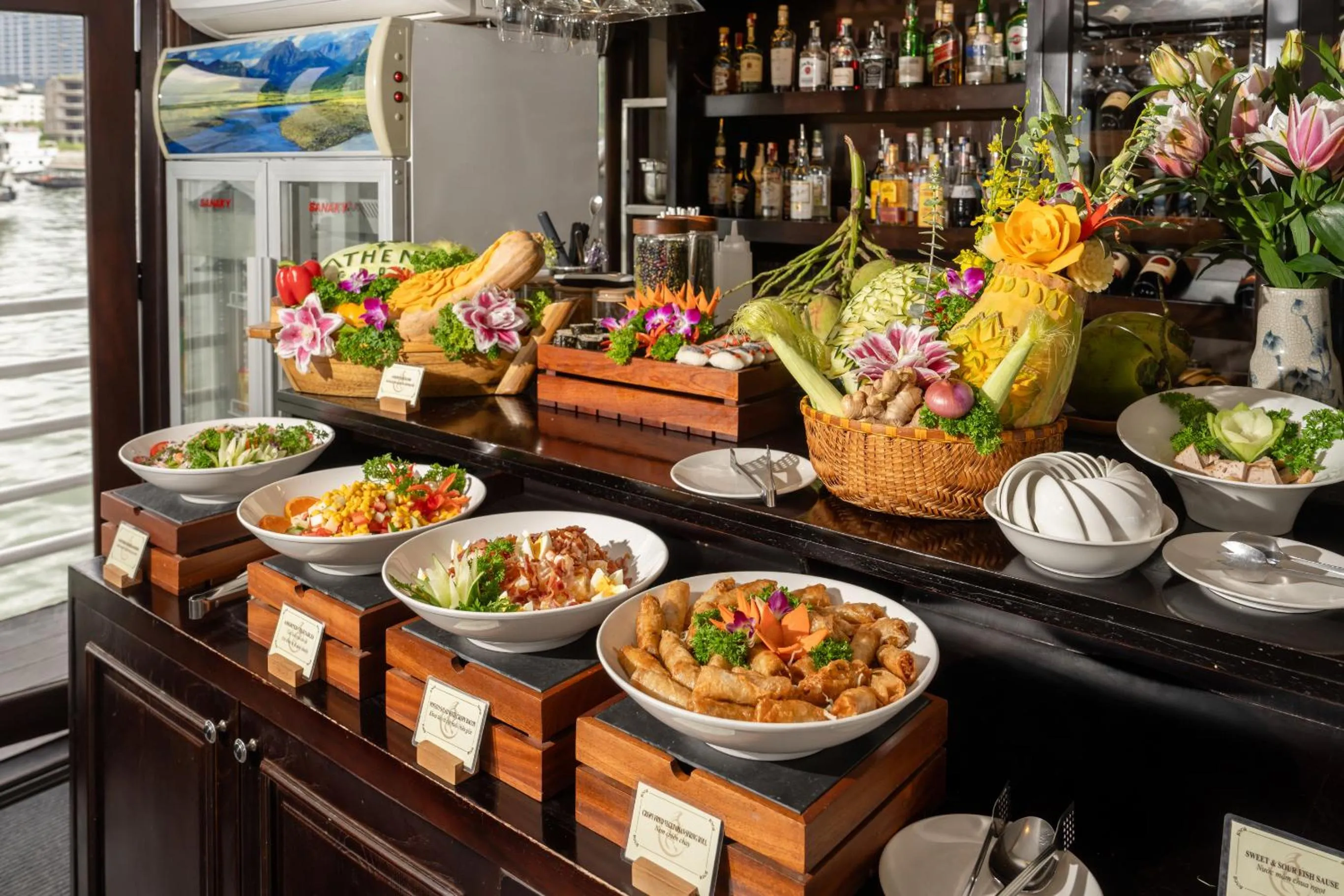 Food in Athena Royal Cruise - Luxury in Halong Bay