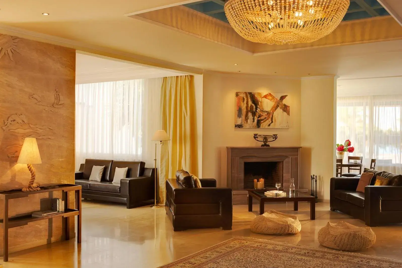 Lounge or bar in Kamari Beach Hotel Lounge or bar in Kamari Beach Hotel