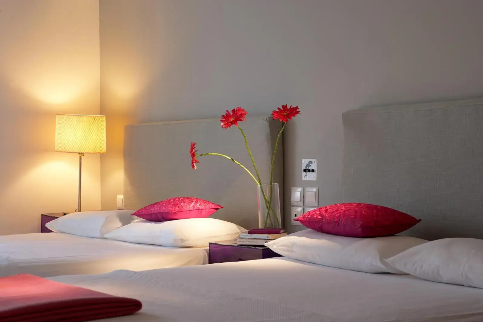 Bed in Kamari Beach Hotel Bed in Kamari Beach Hotel