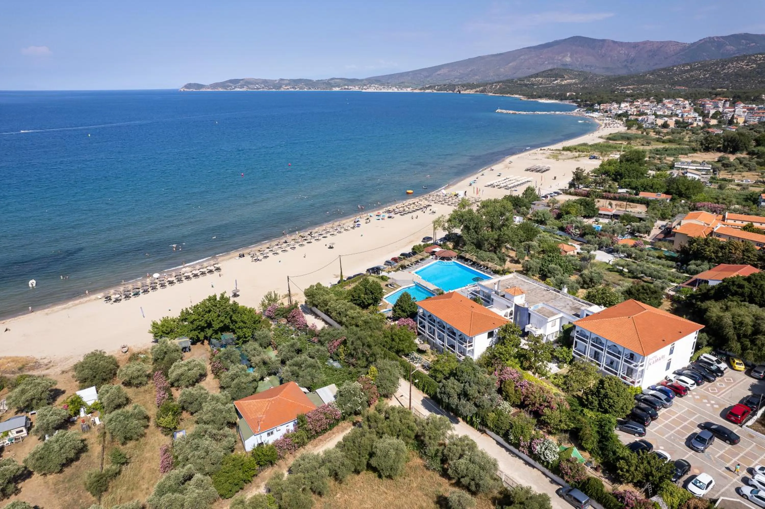 Property building in Kamari Beach Hotel