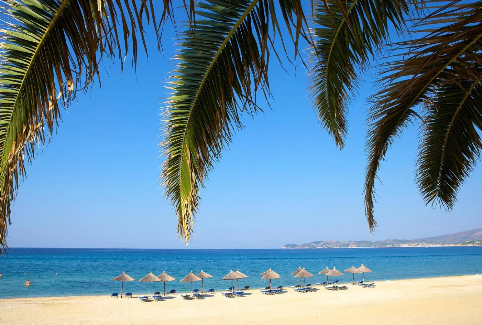 Beach in Kamari Beach Hotel