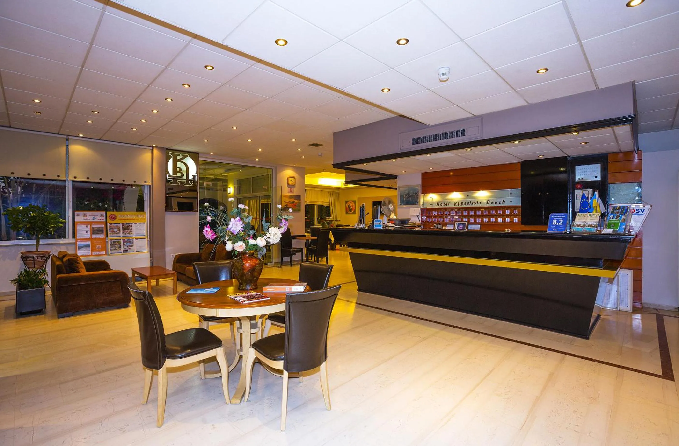 Lobby or reception in Kyparissia Beach Hotel