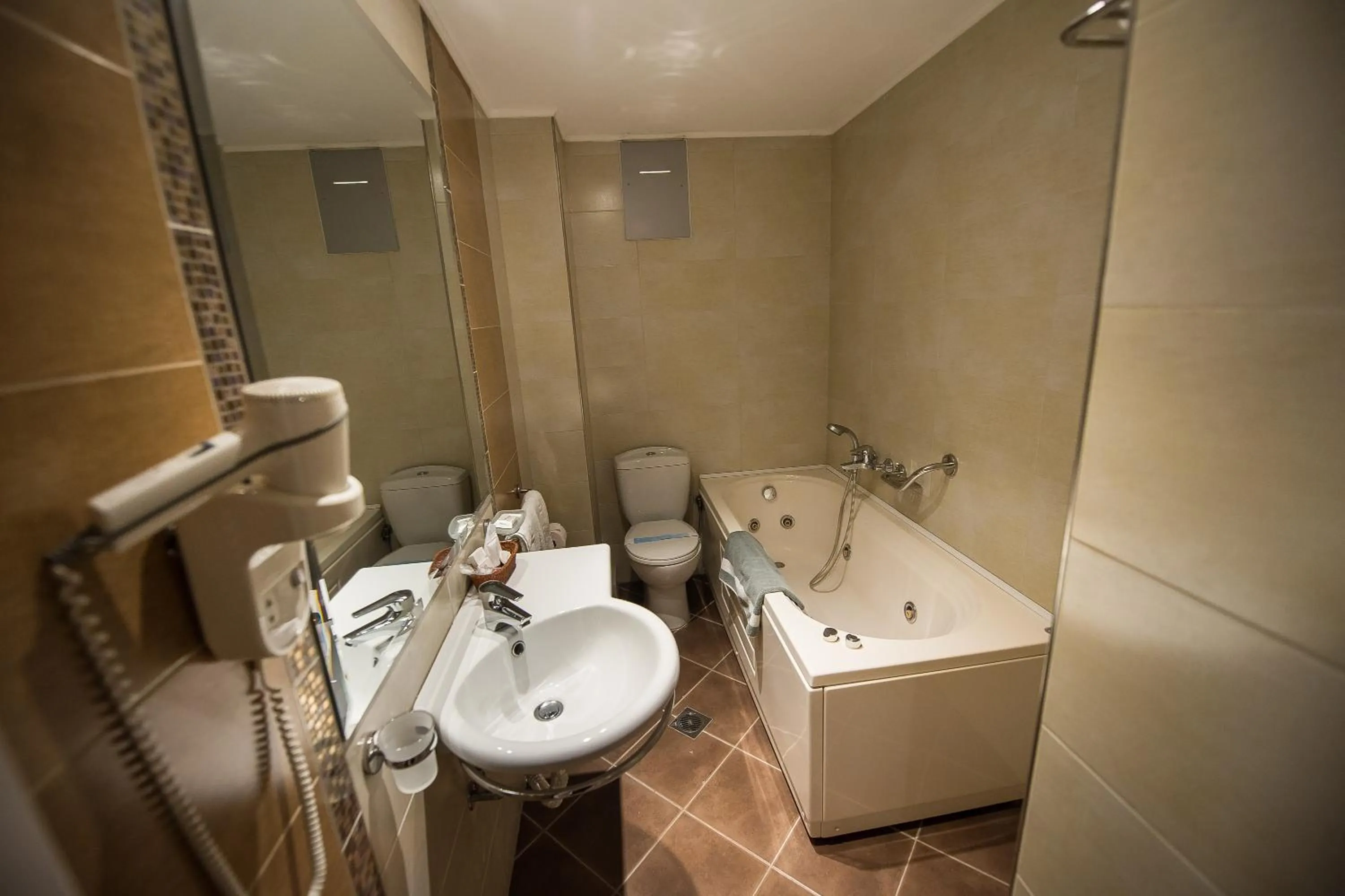 Bathroom in Hotel Olympos