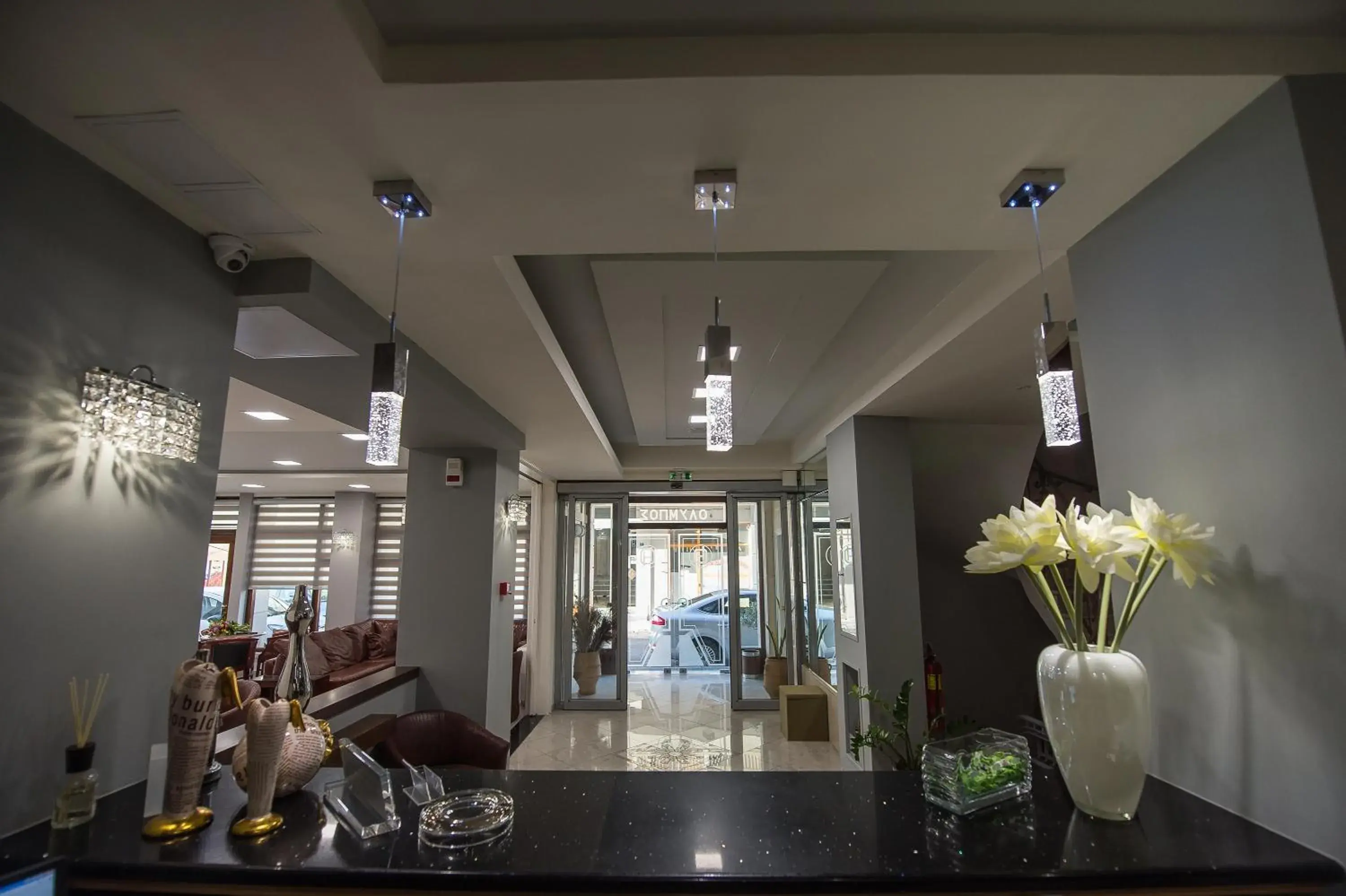 Lobby or reception in Hotel Olympos Lobby or reception in Hotel Olympos