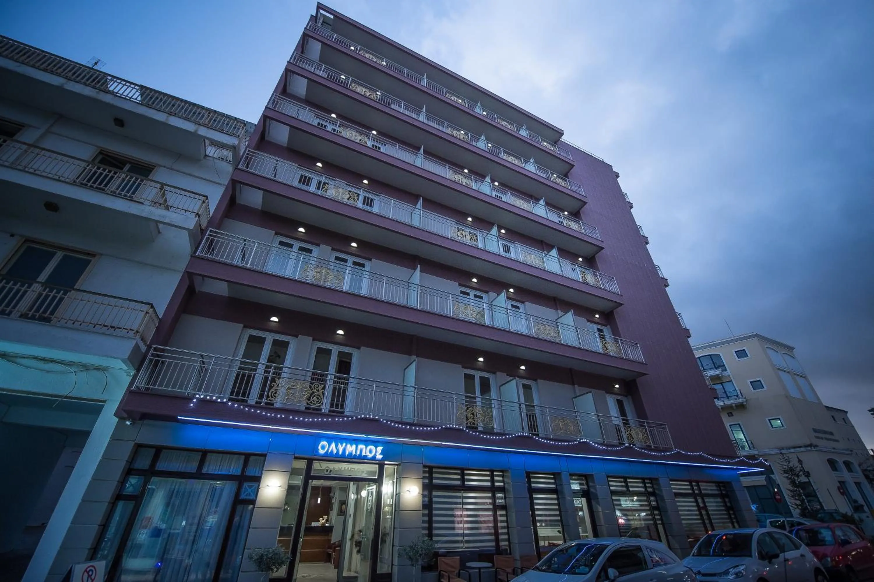 Property building in Hotel Olympos